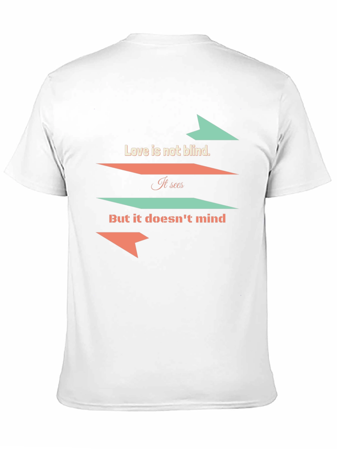 Love Is Not Blind Graphic Tee - Black
