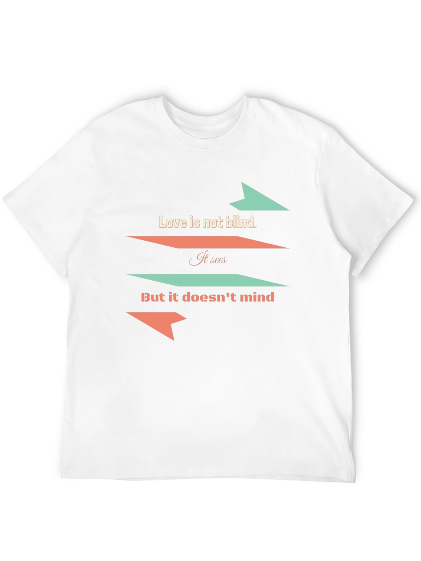 Love Is Not Blind Graphic Tee - Black