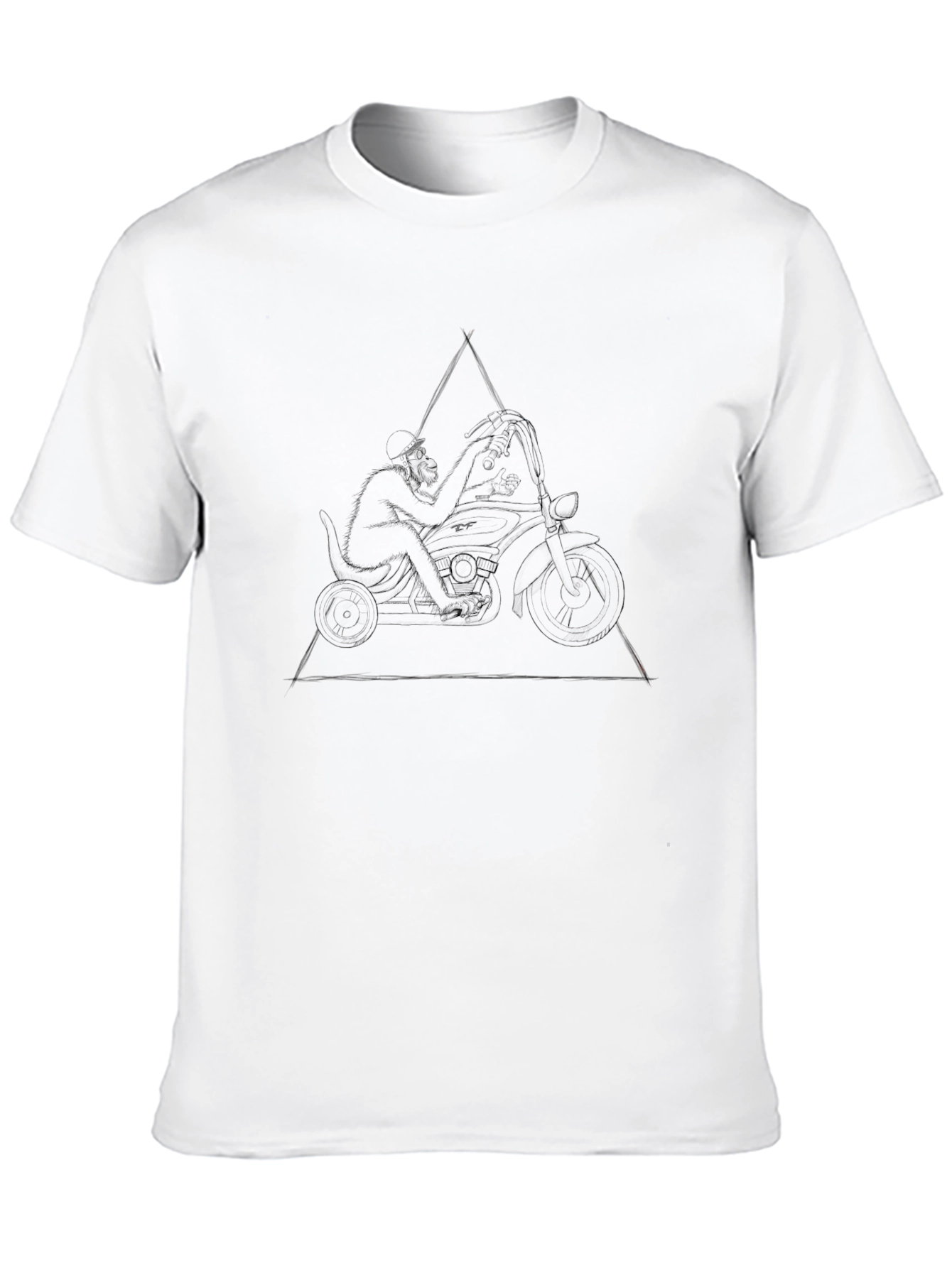 Cool Graphic Tee: Monkey Rider T-Shirt
