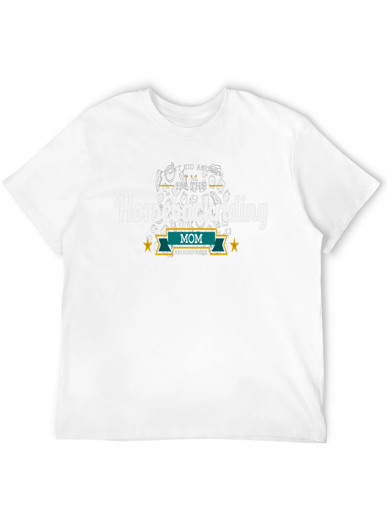 Horseback Riding Mom T-Shirt Funny Graphic Tee