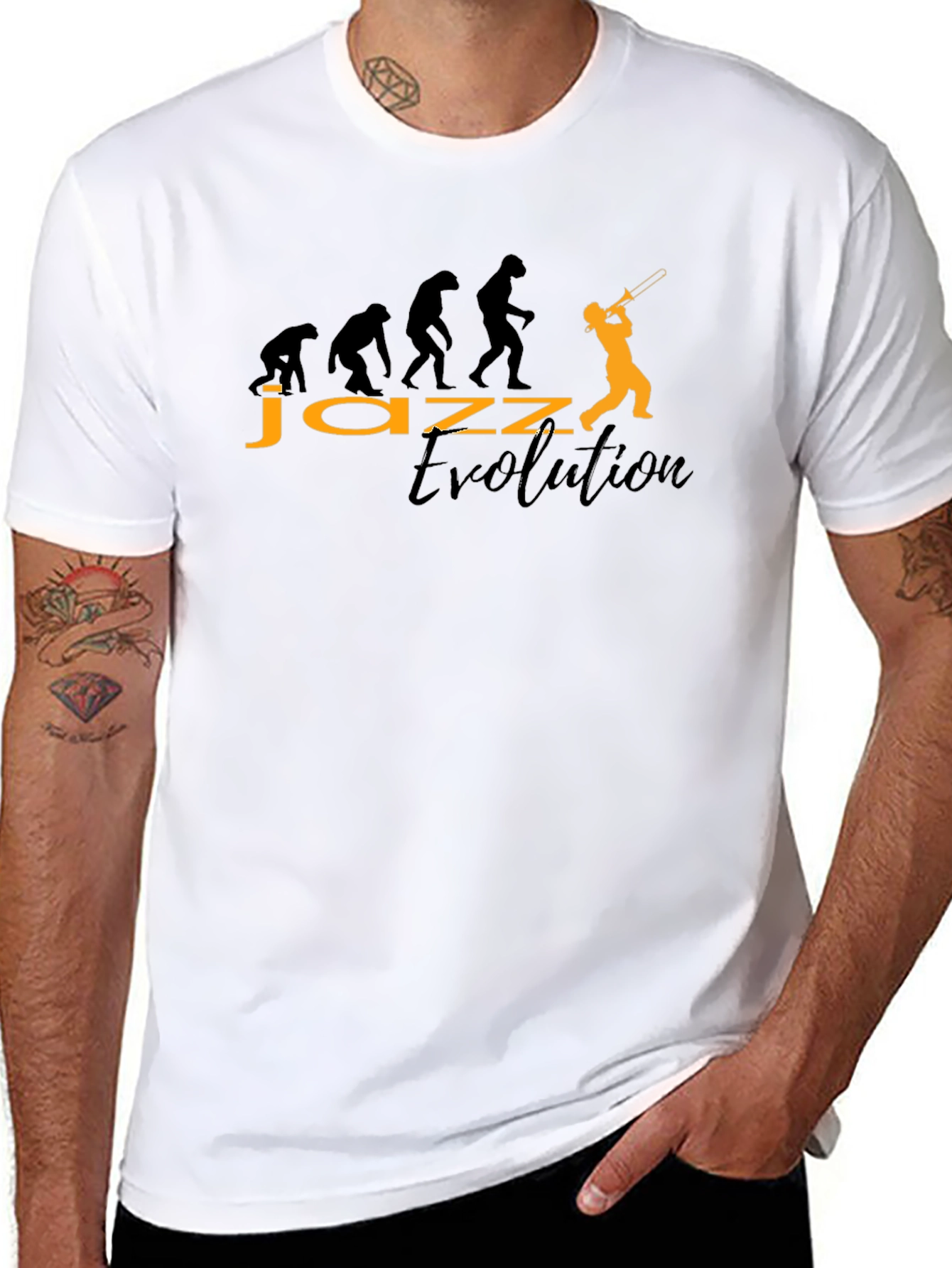 Jazz Evolution Black T-Shirt