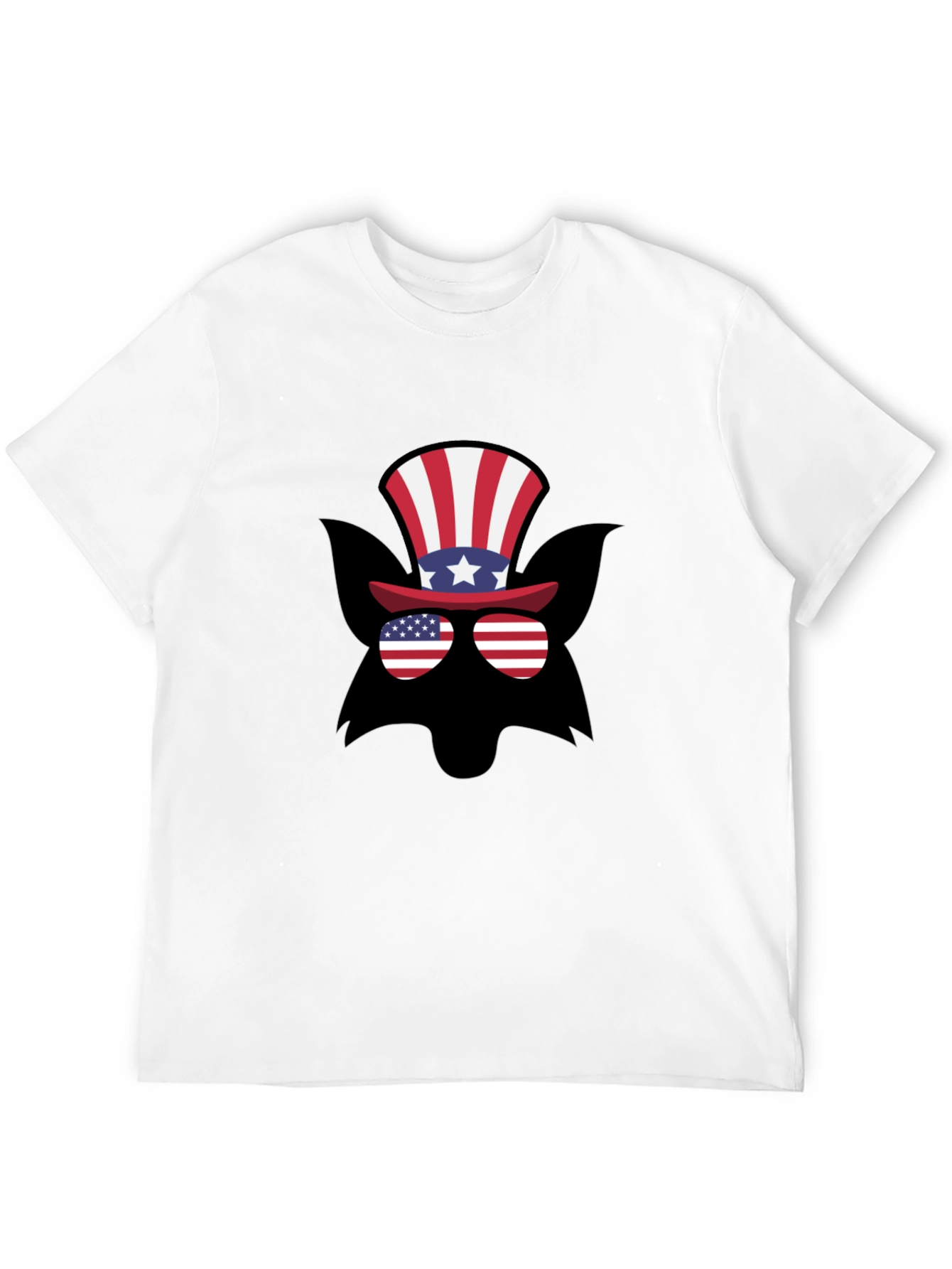 Patriotic Fox T-Shirt - USA Design