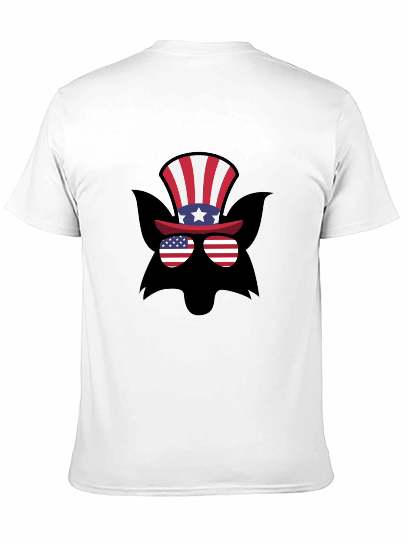 Patriotic Fox T-Shirt - USA Design