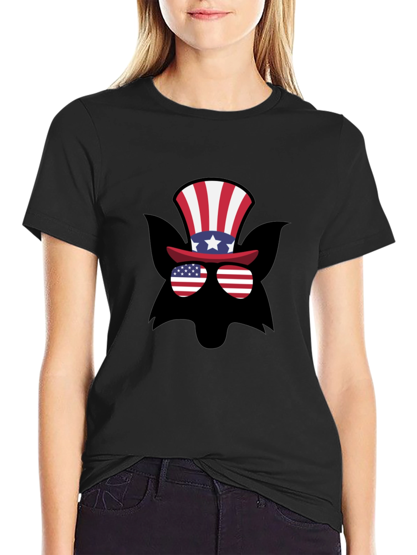 Patriotic Fox T-Shirt - USA Design
