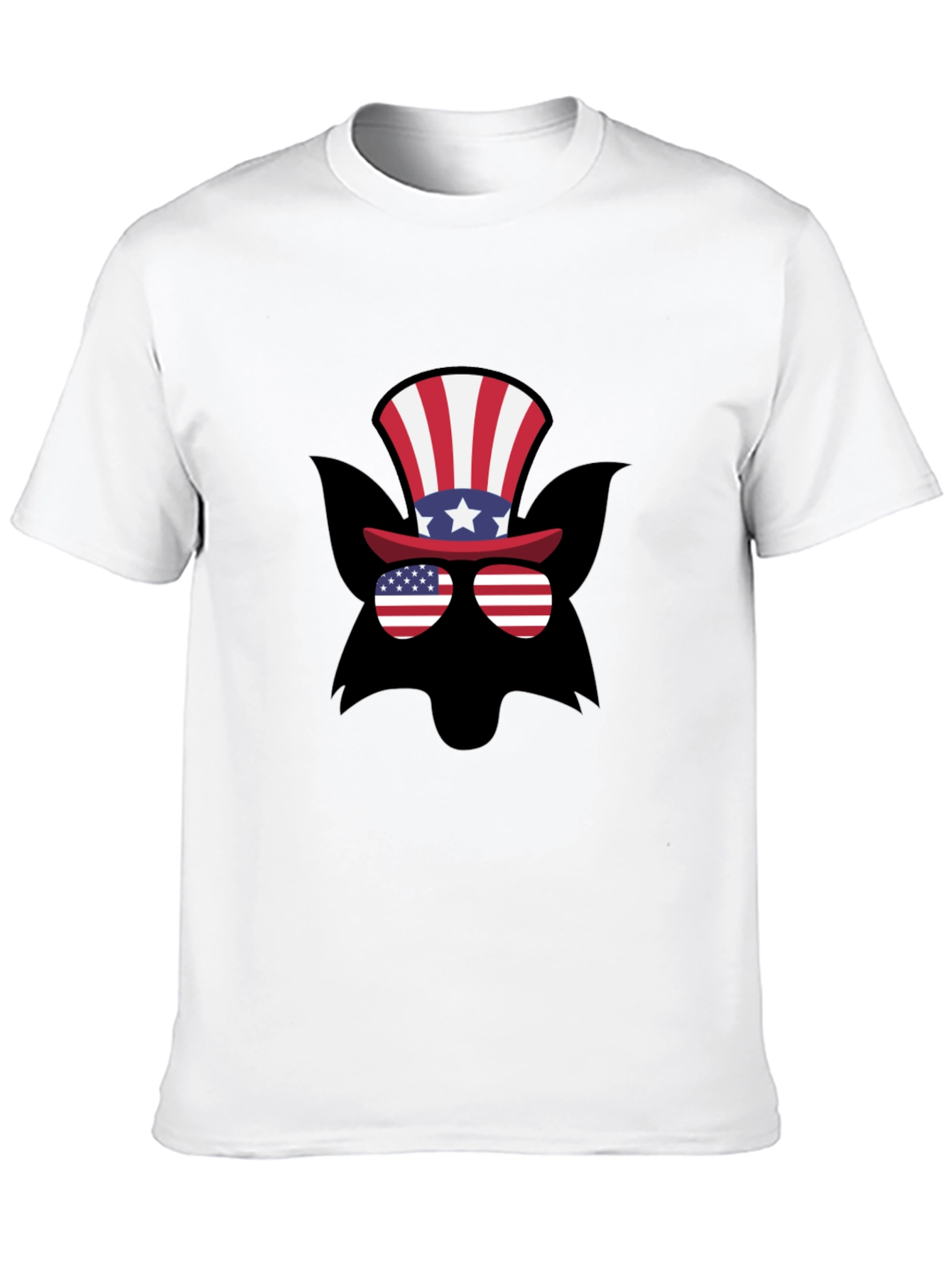 Patriotic Fox T-Shirt - USA Design