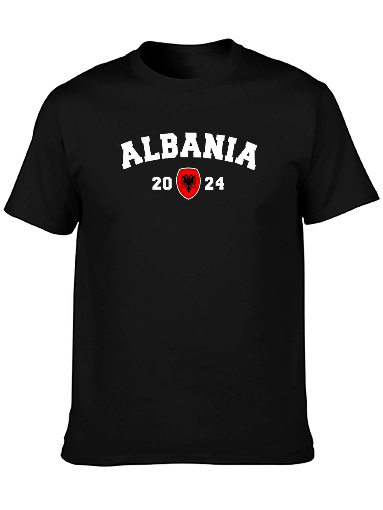 Albania 2024 Black Graphic Tee