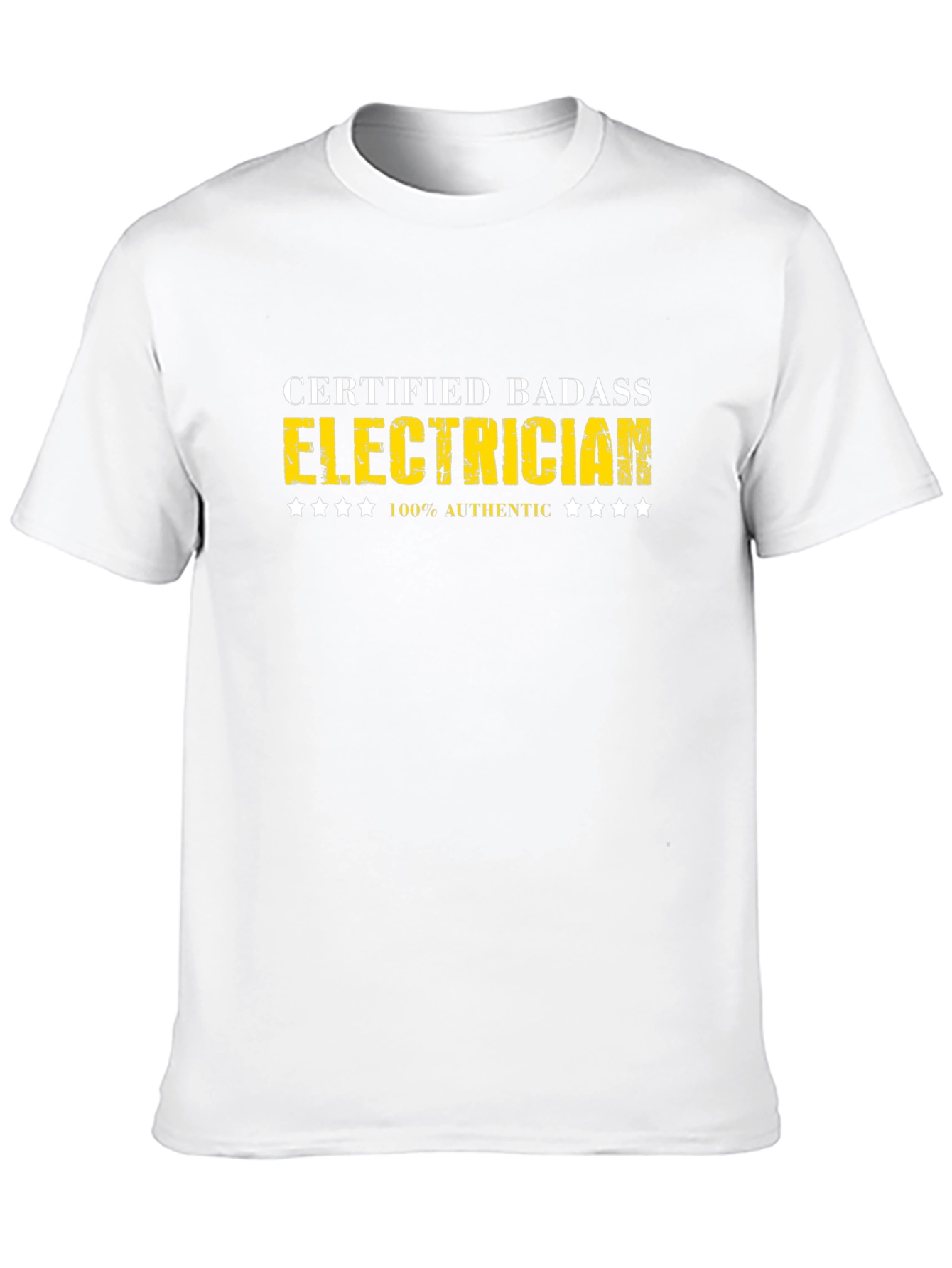 Certified Badass Electrician Graphic Tee