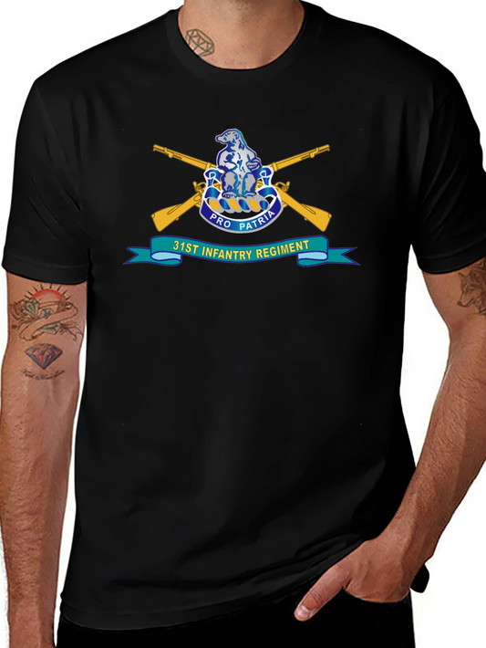 31st Infantry Regiment T-Shirt - Black