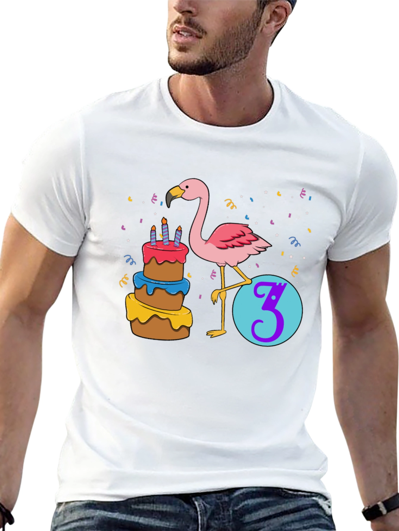 Birthday Flamingo T-Shirt