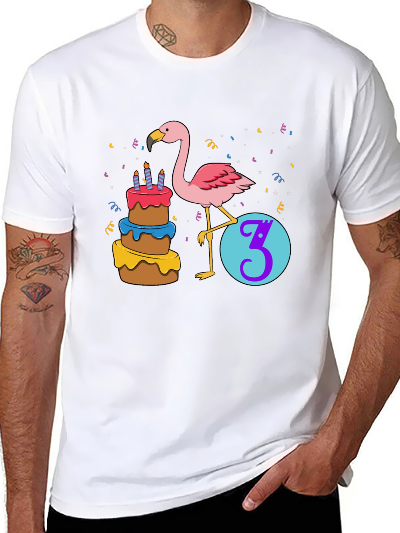 Birthday Flamingo T-Shirt
