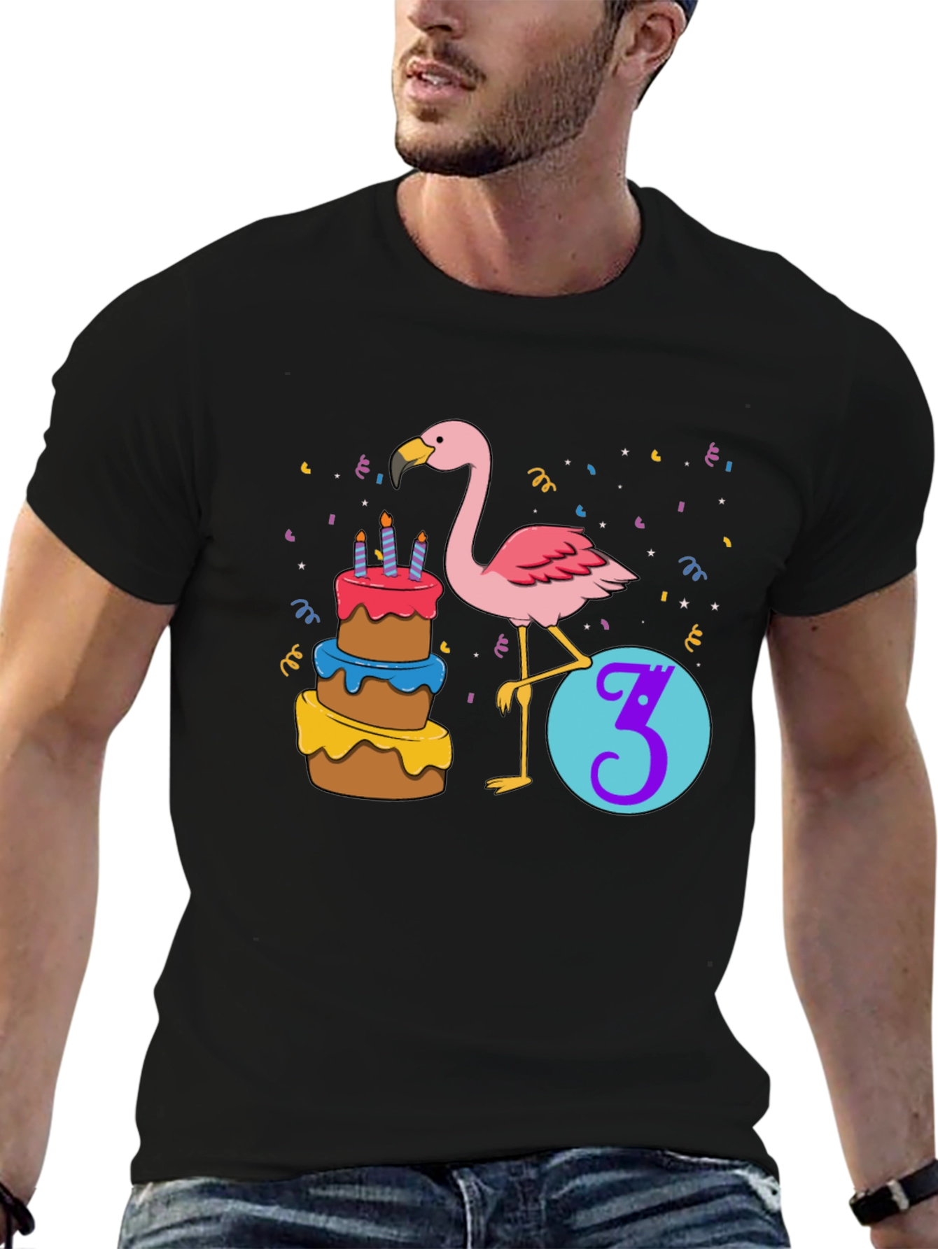 Birthday Flamingo T-Shirt