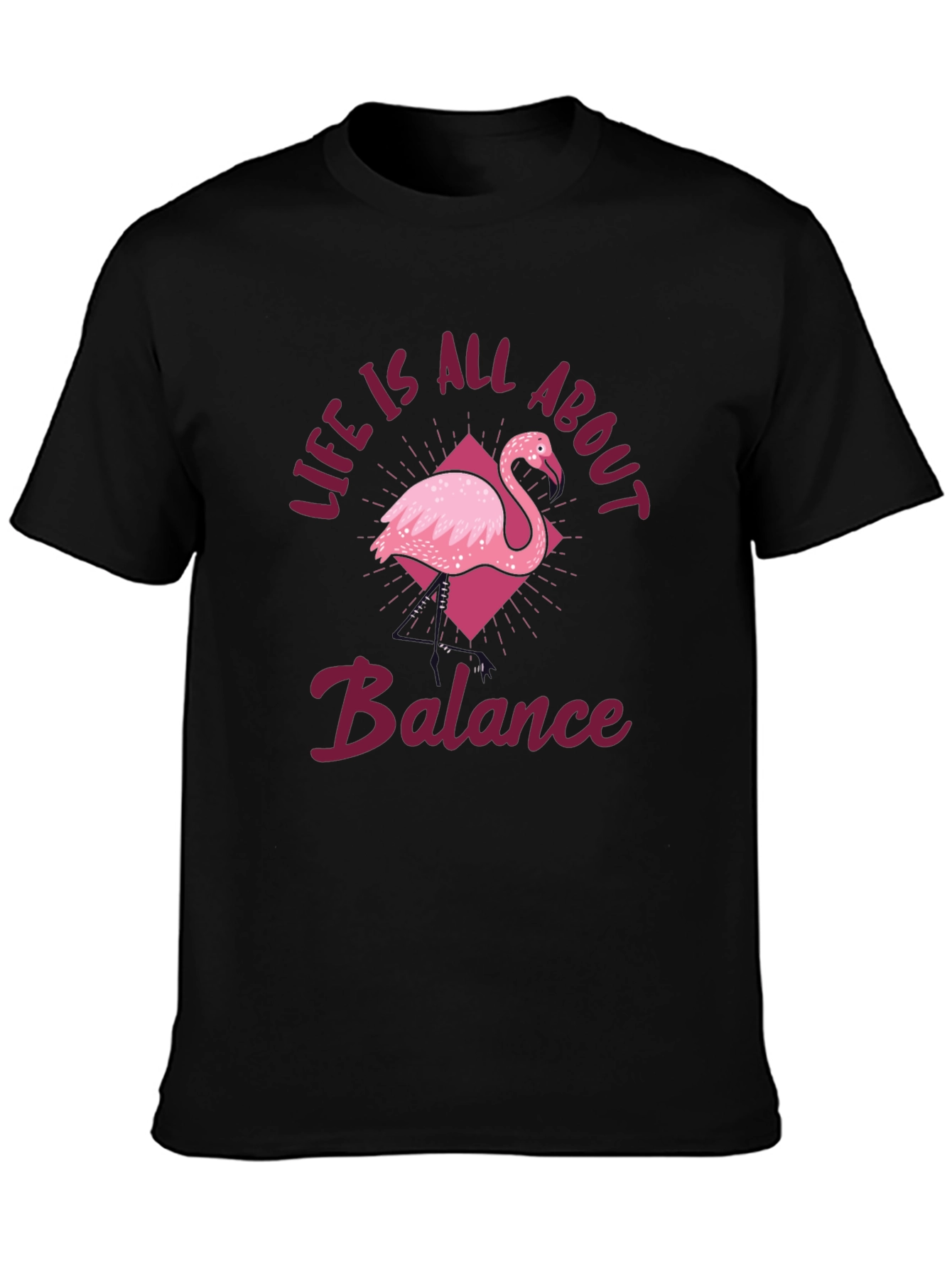 Balance Flamingo T-Shirt - Life Is All About It