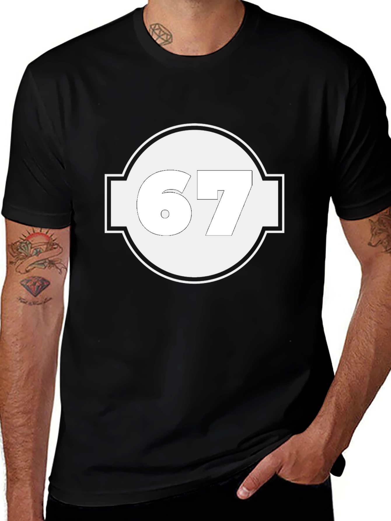 Retro 67 Graphic Tee - Black