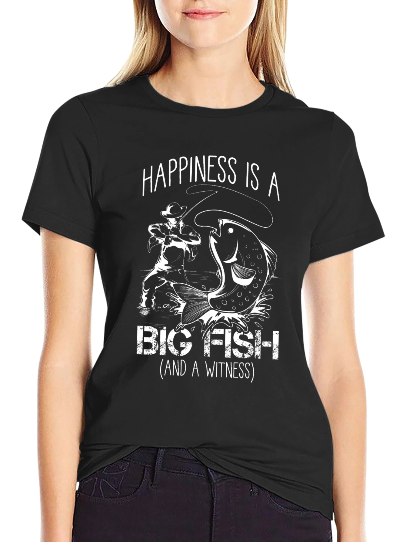 Happiness is a Big Fish Graphic Tee
