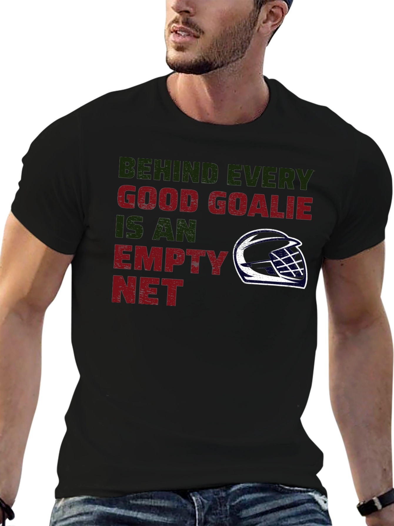 Hockey Goalie T-Shirt - Empty Net Humor