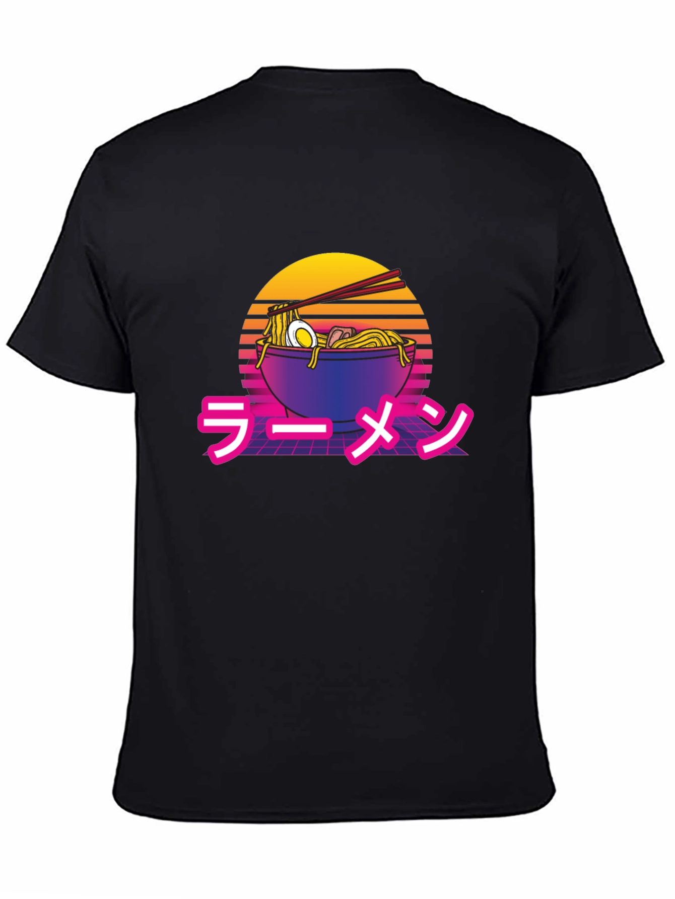 Retro Ramen T-Shirt - Synthwave Noodles Tee