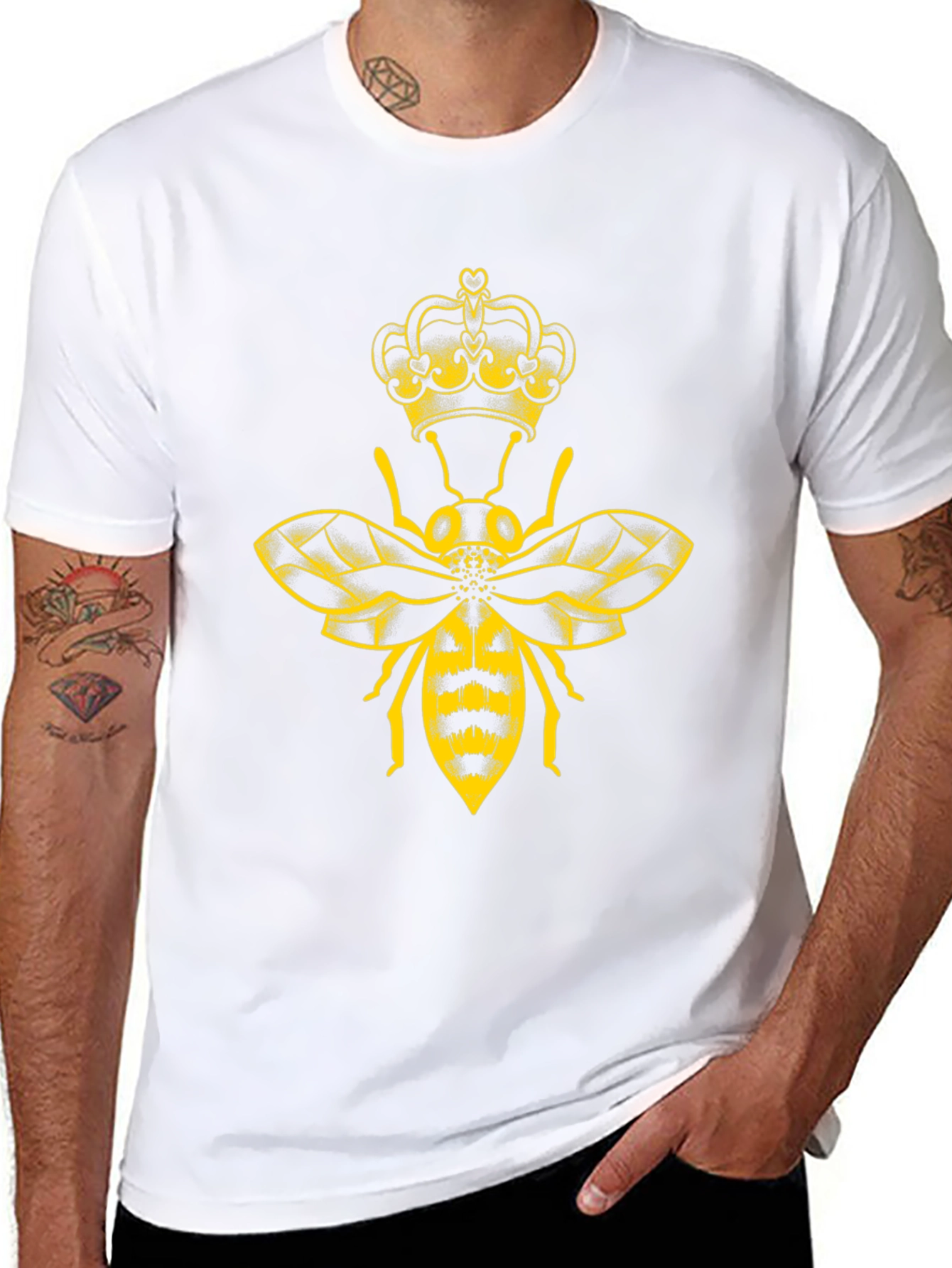 Queen Bee Graphic Tee - Black