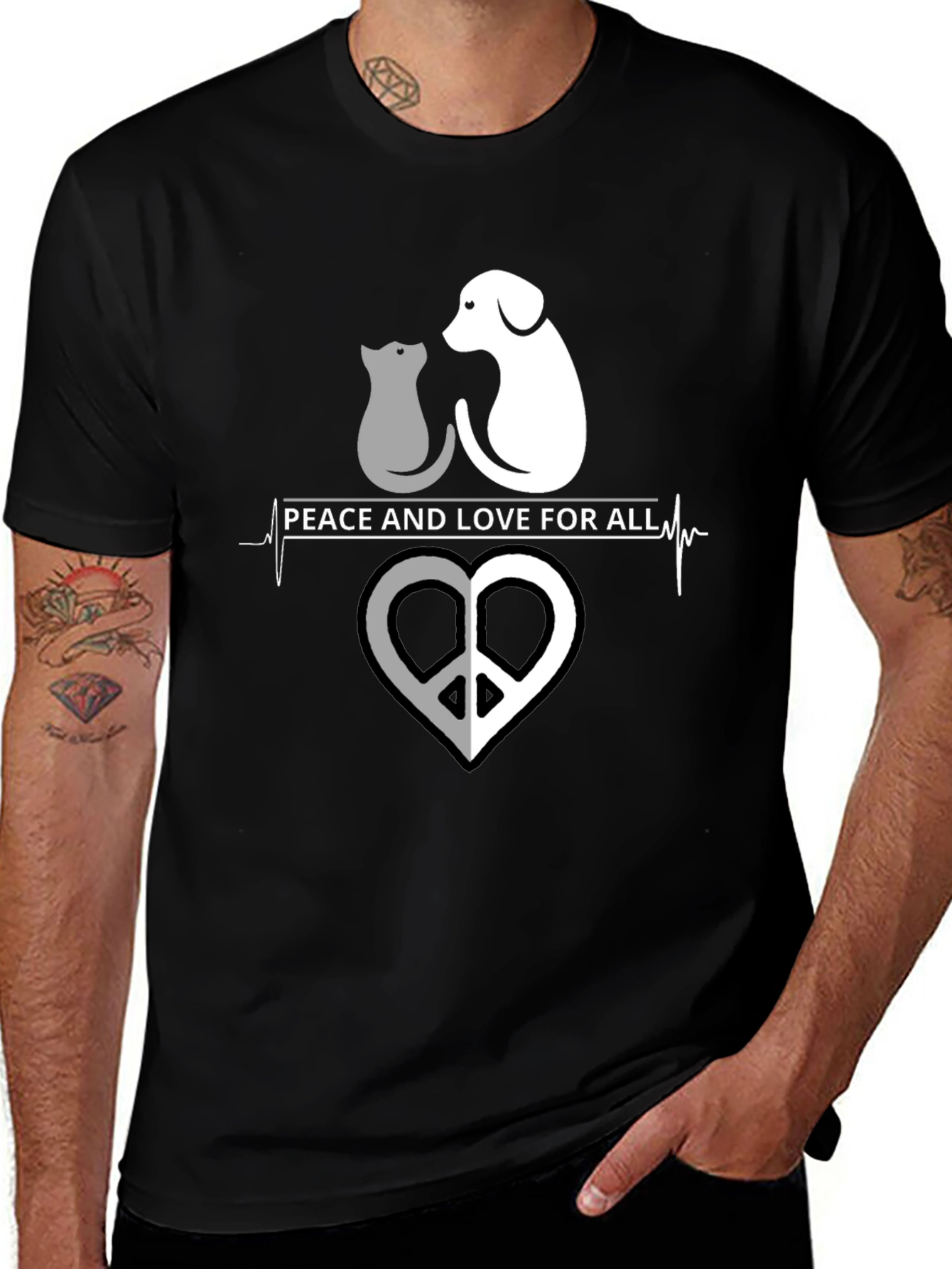 Peace Love and Pets T-Shirt