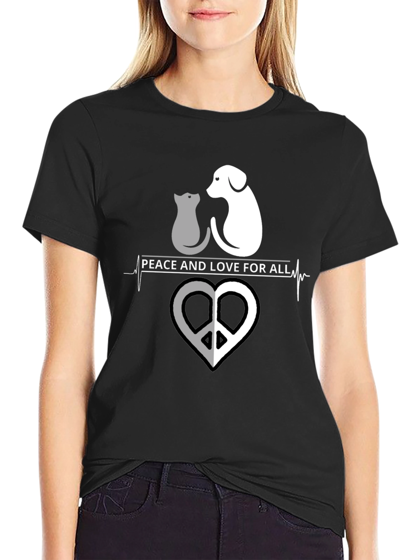 Peace Love and Pets T-Shirt