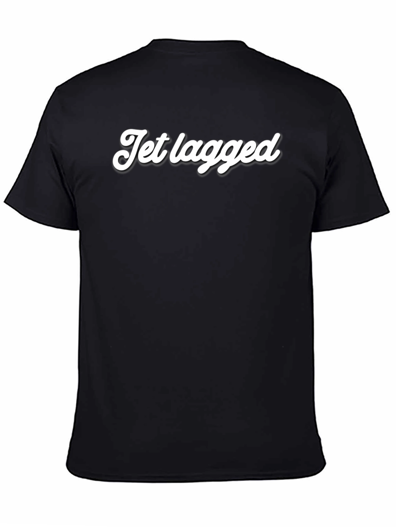 Jet Lagged Black T-Shirt - Stylish and Comfortable