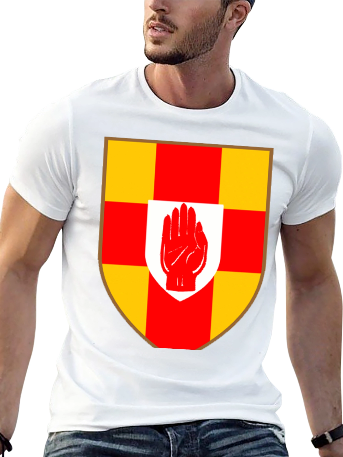 Ulster Hand Crest Black T-Shirt