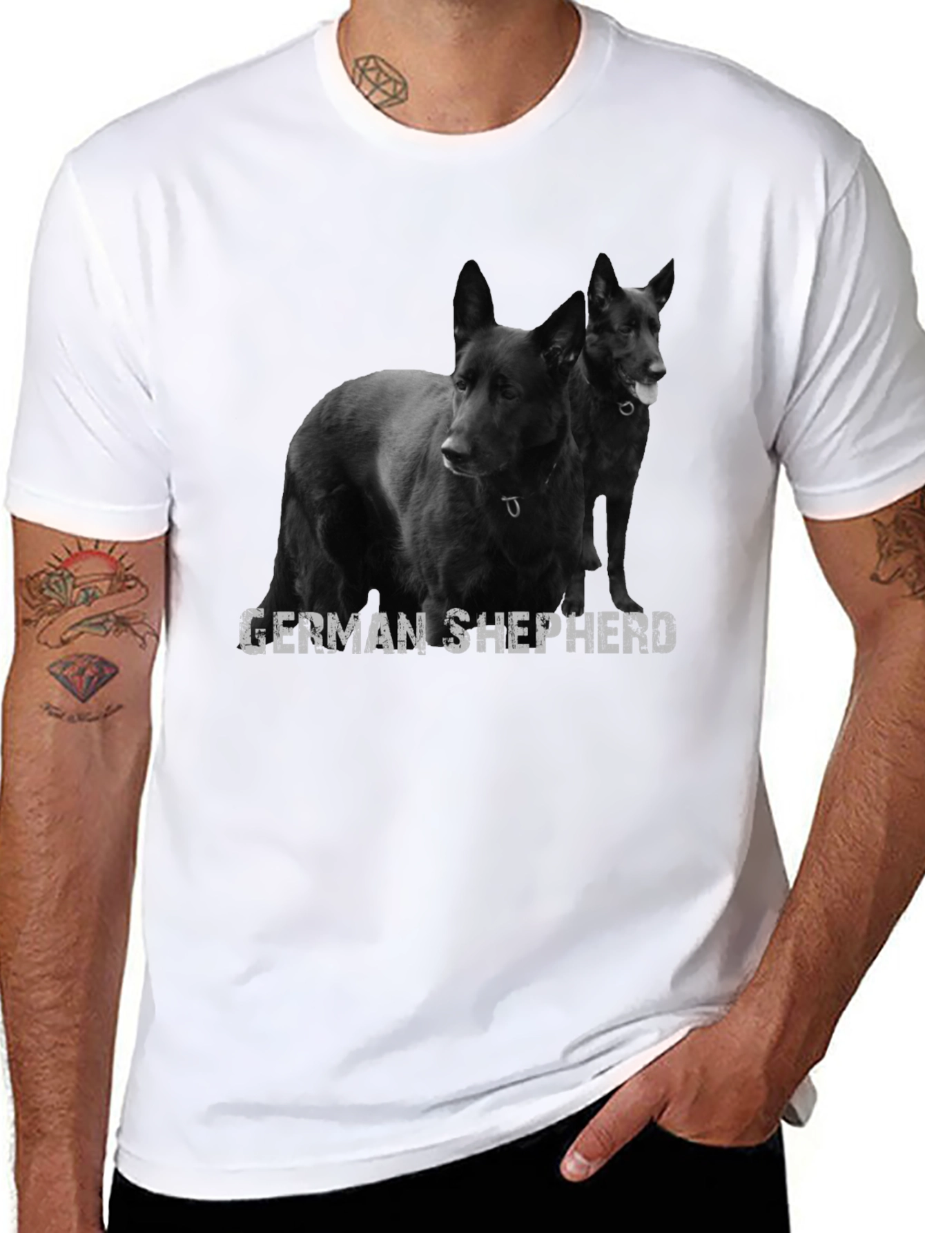 German Shepherd Dog Graphic T-Shirt