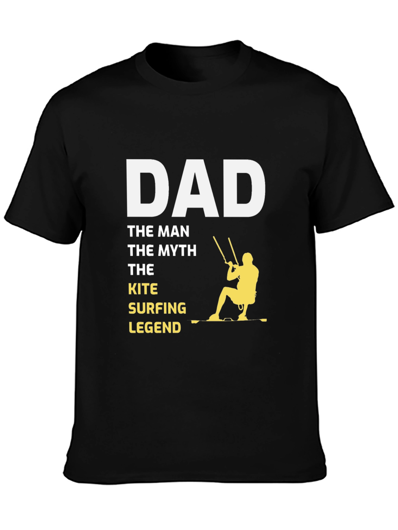 Dad Kite Surfing Legend Graphic Tee