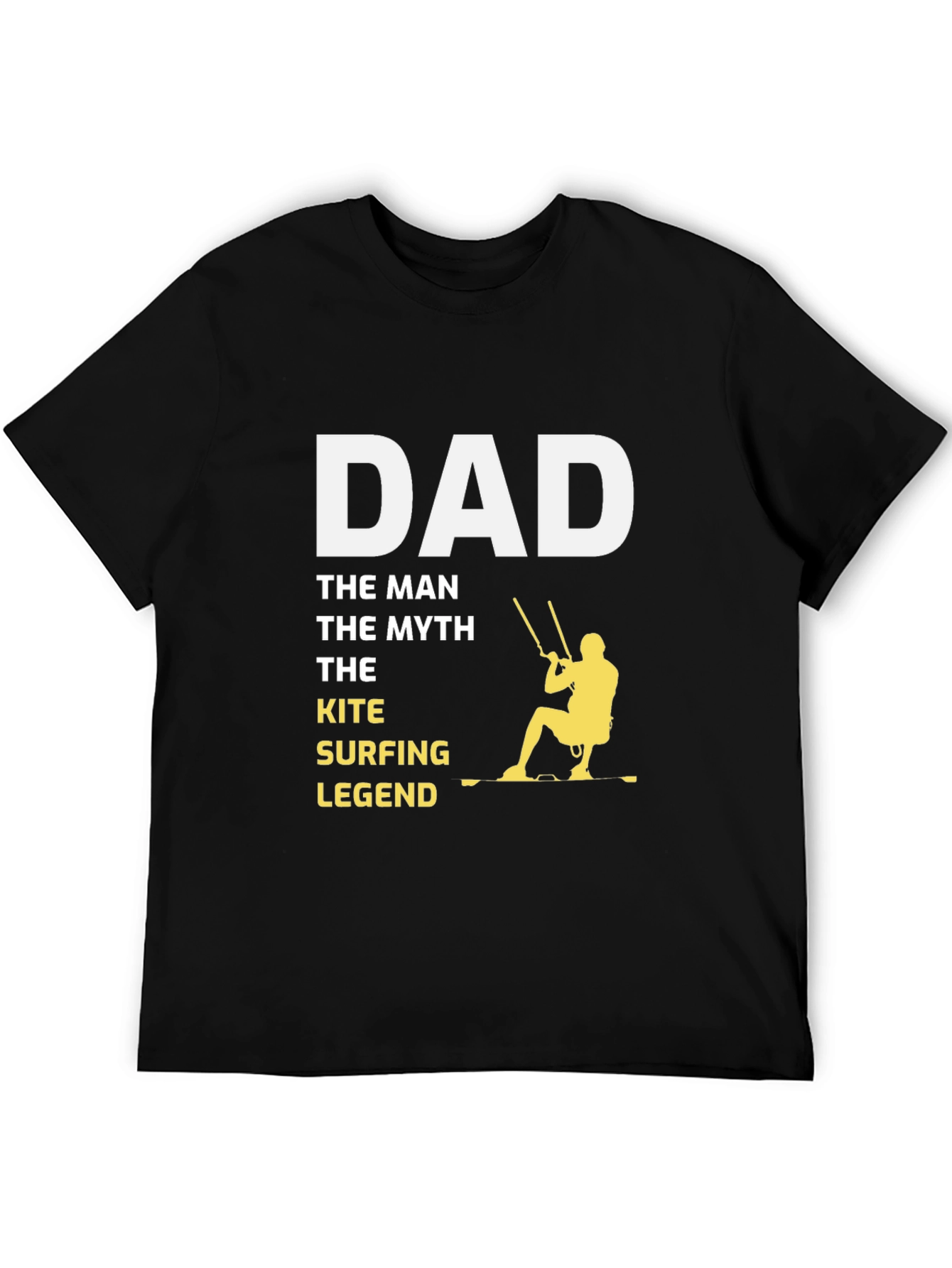Dad Kite Surfing Legend Graphic Tee