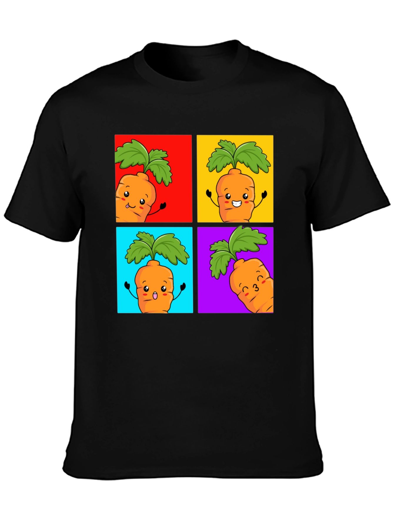 Carrot Pop Art Graphic Tee