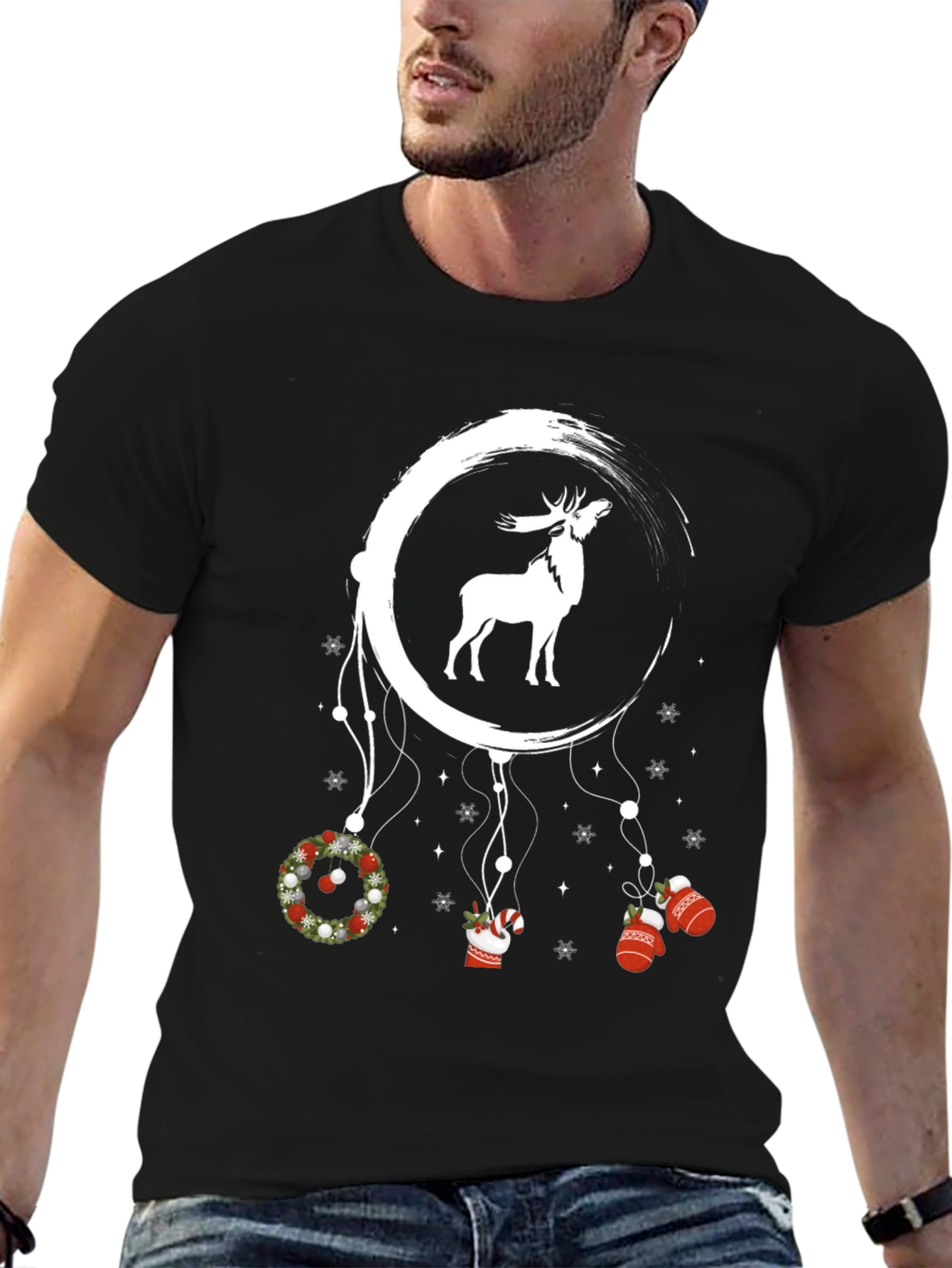 Holiday Deer Dreamcatcher T-Shirt