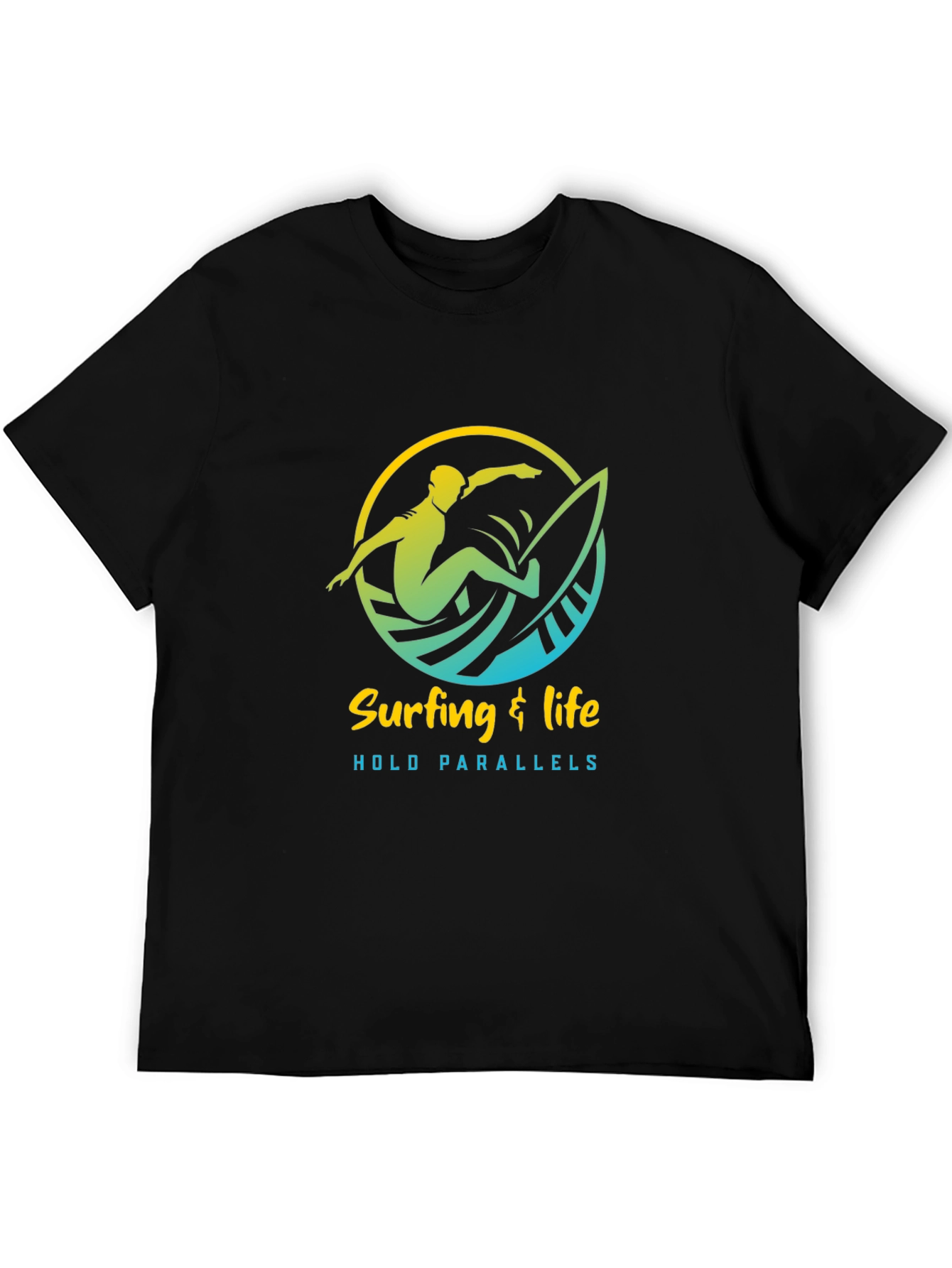 Surfing & Life Tee - Hold Parallels Graphic T-Shirt