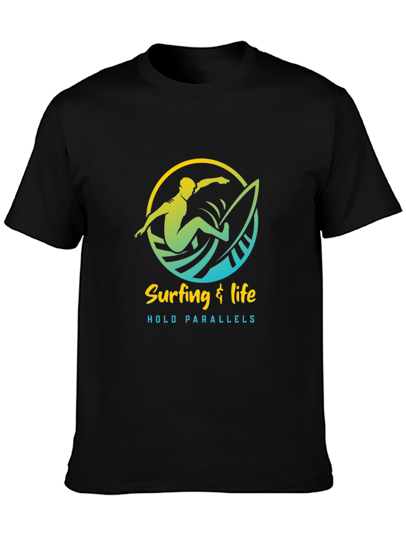 Surfing & Life Tee - Hold Parallels Graphic T-Shirt