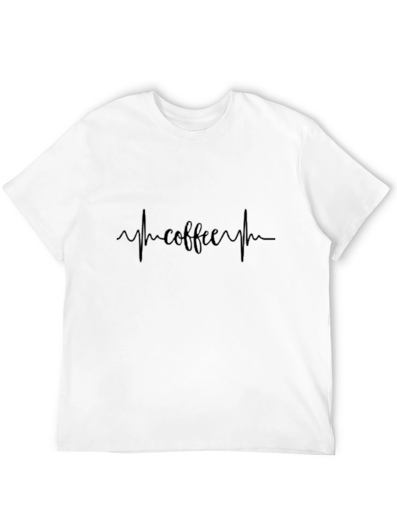 Coffee Heartbeat T-Shirt - Caffeine Lovers Tee