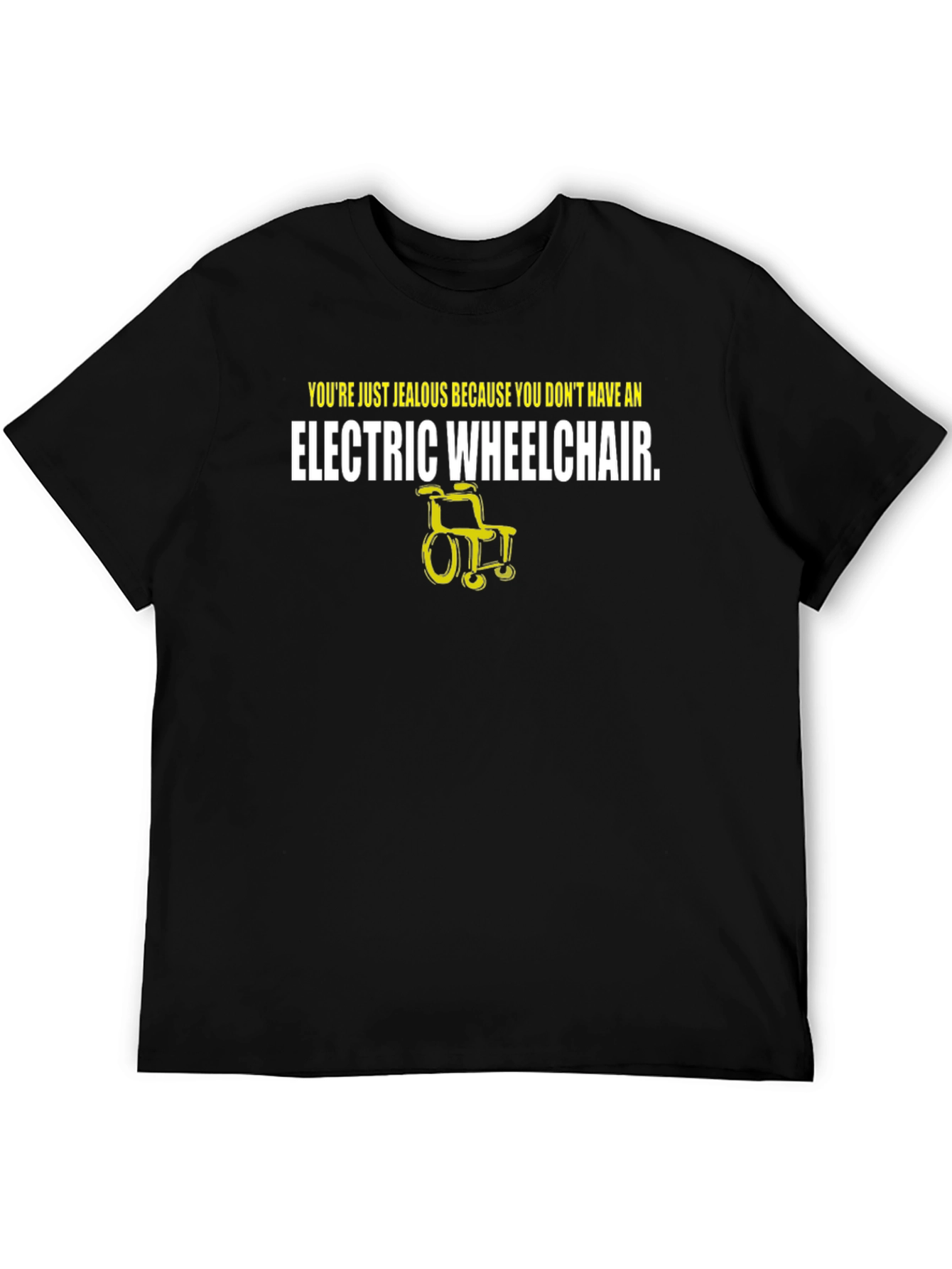 Jealous Electric Wheelchair Humor T-Shirt