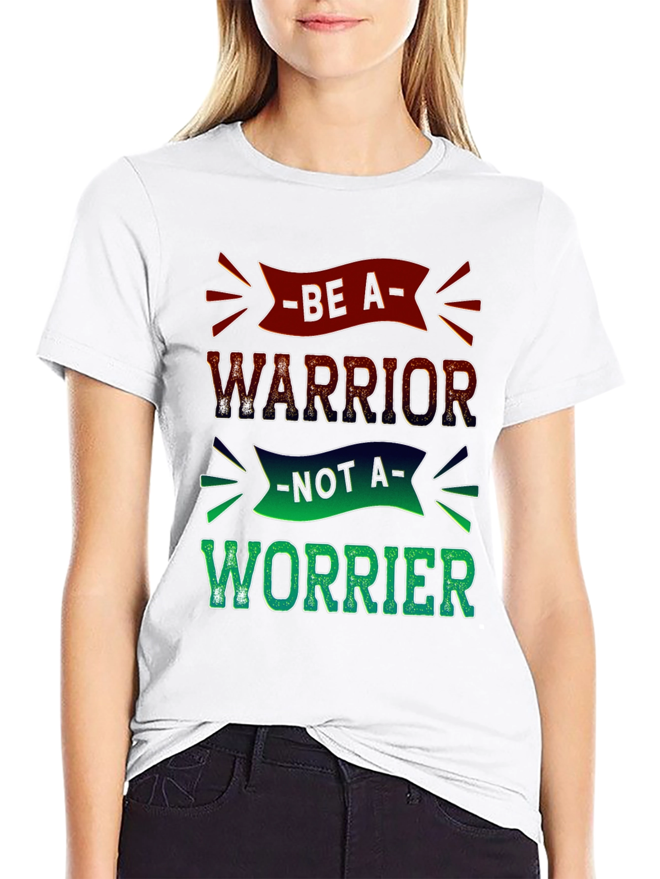 Be a Warrior T-Shirt - Motivational Graphic Tee
