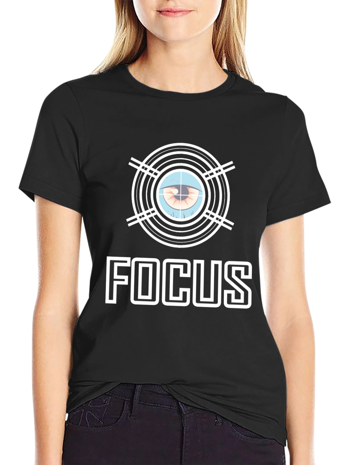 Focus Eye Graphic T-Shirt - Stylish & Unique Design
