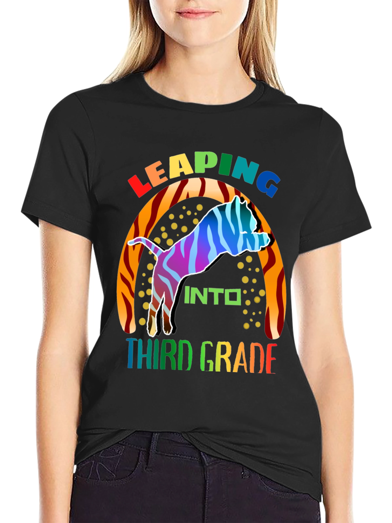 Leaping Into Third Grade T-Shirt