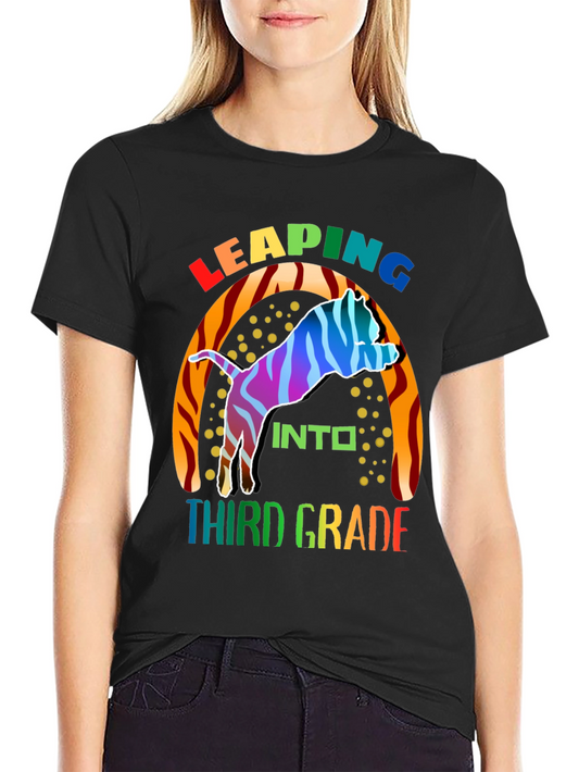 Leaping Into Third Grade T-Shirt