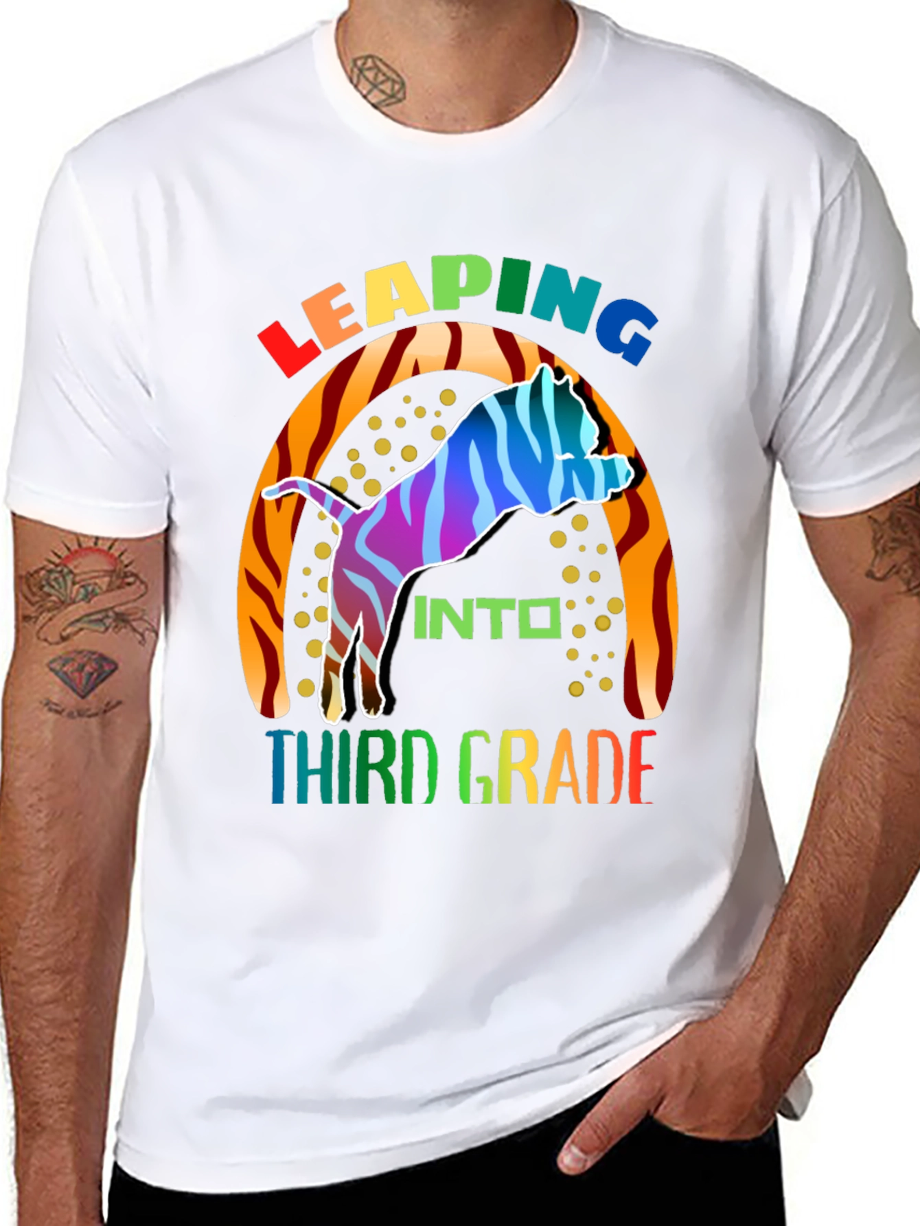 Leaping Into Third Grade T-Shirt