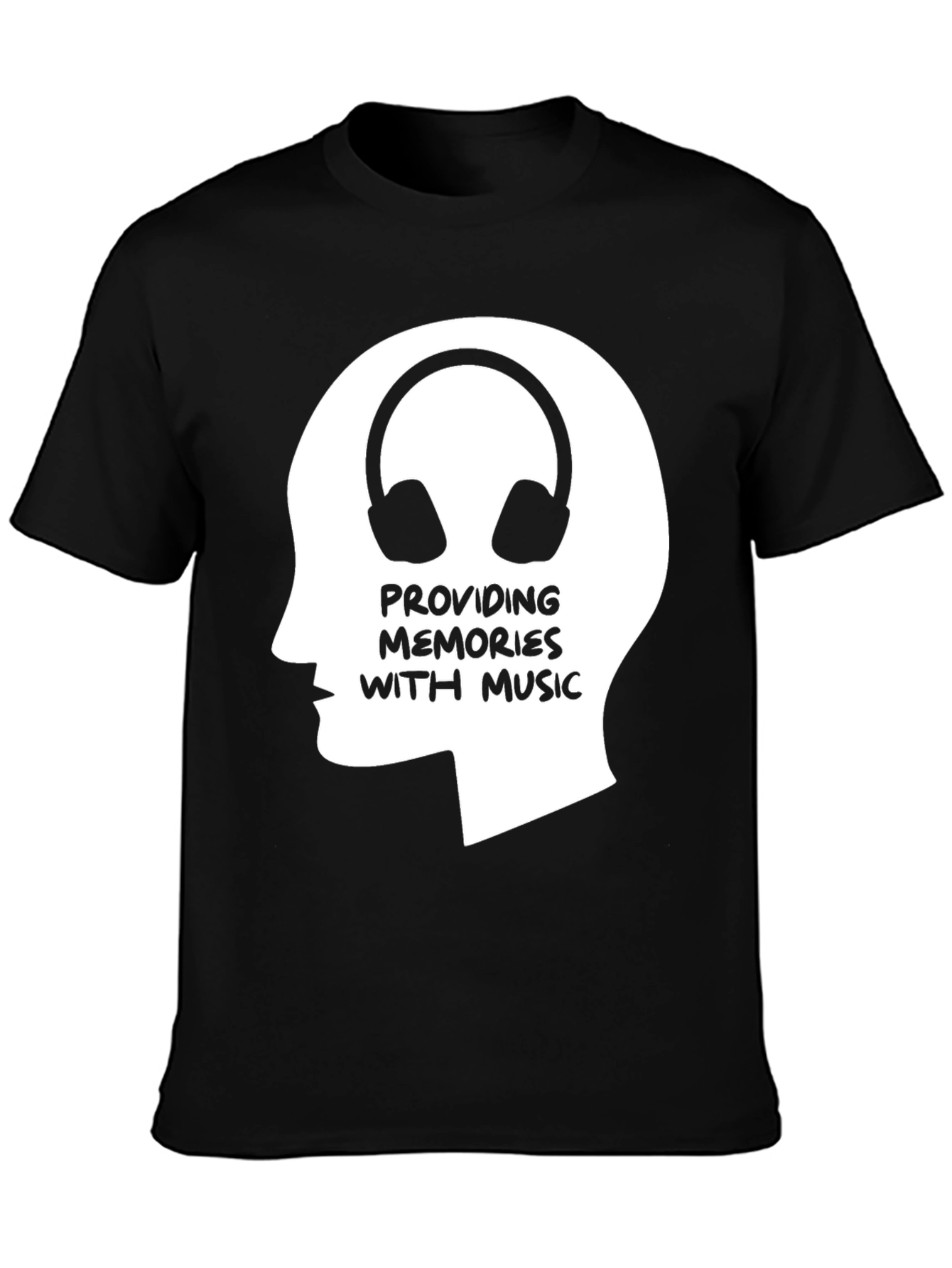Music Memories Black Graphic Tee