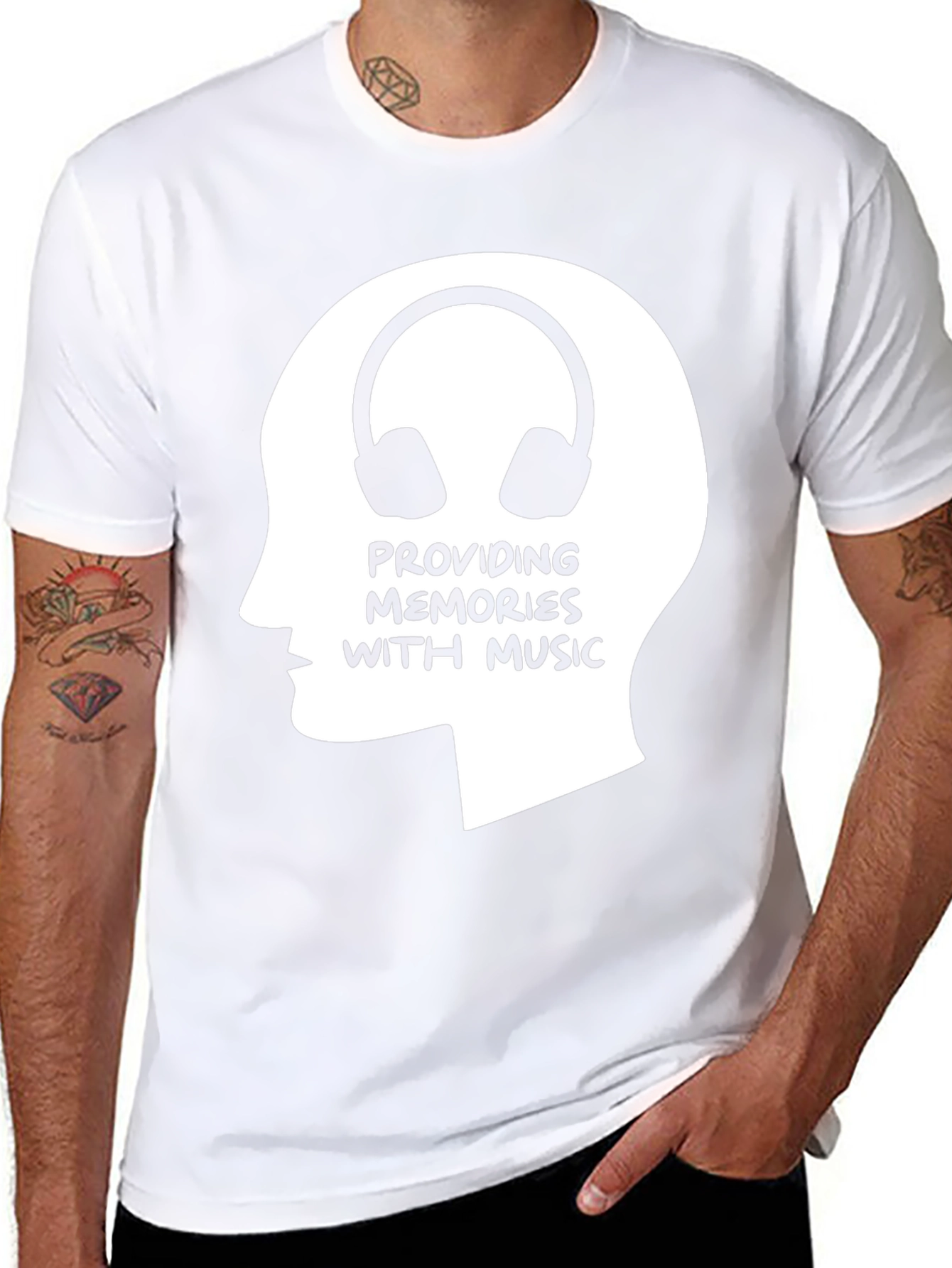 Music Memories Black Graphic Tee