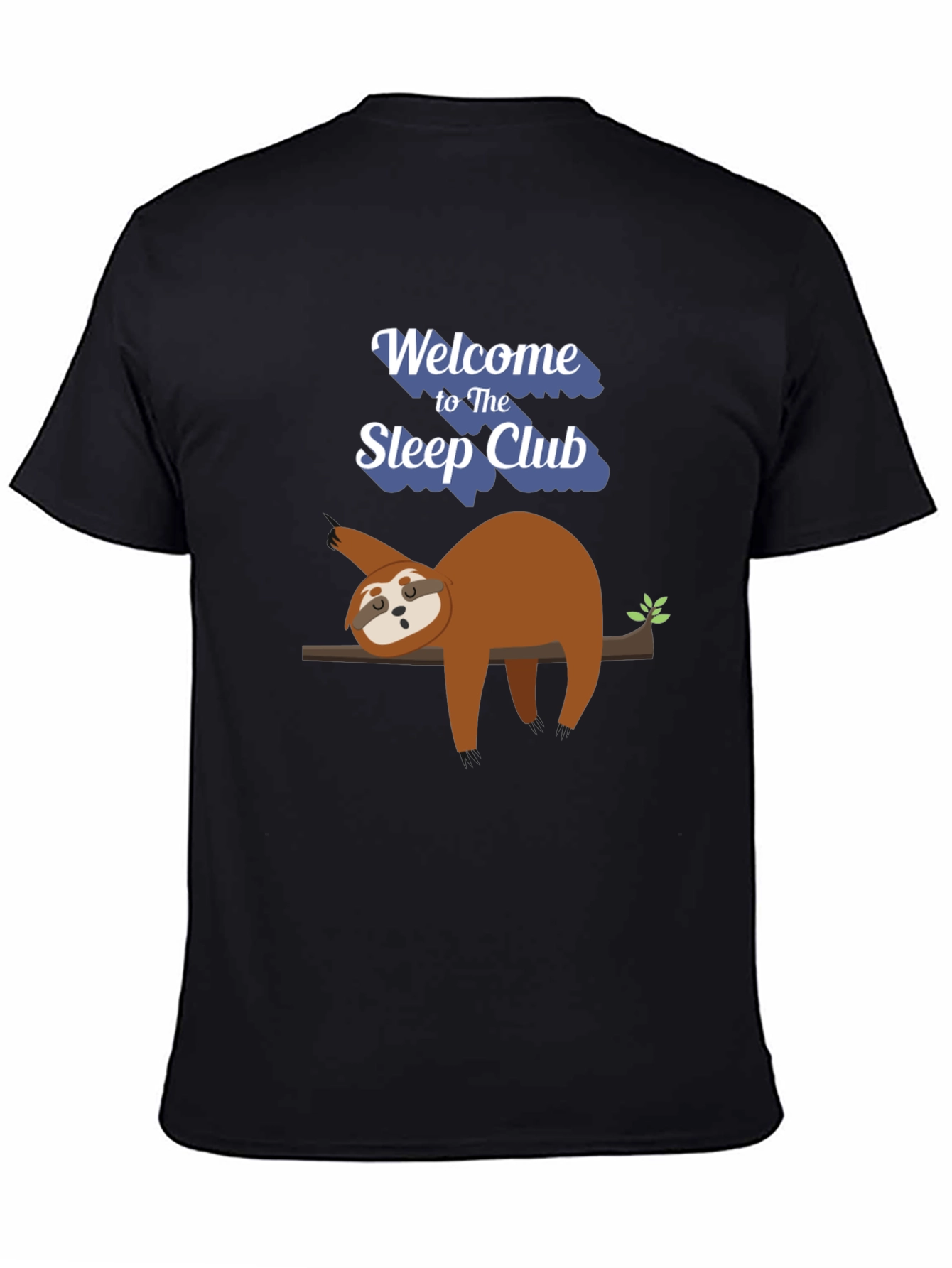 Sleep Club Sloth Graphic T-Shirt - Relaxed Fit
