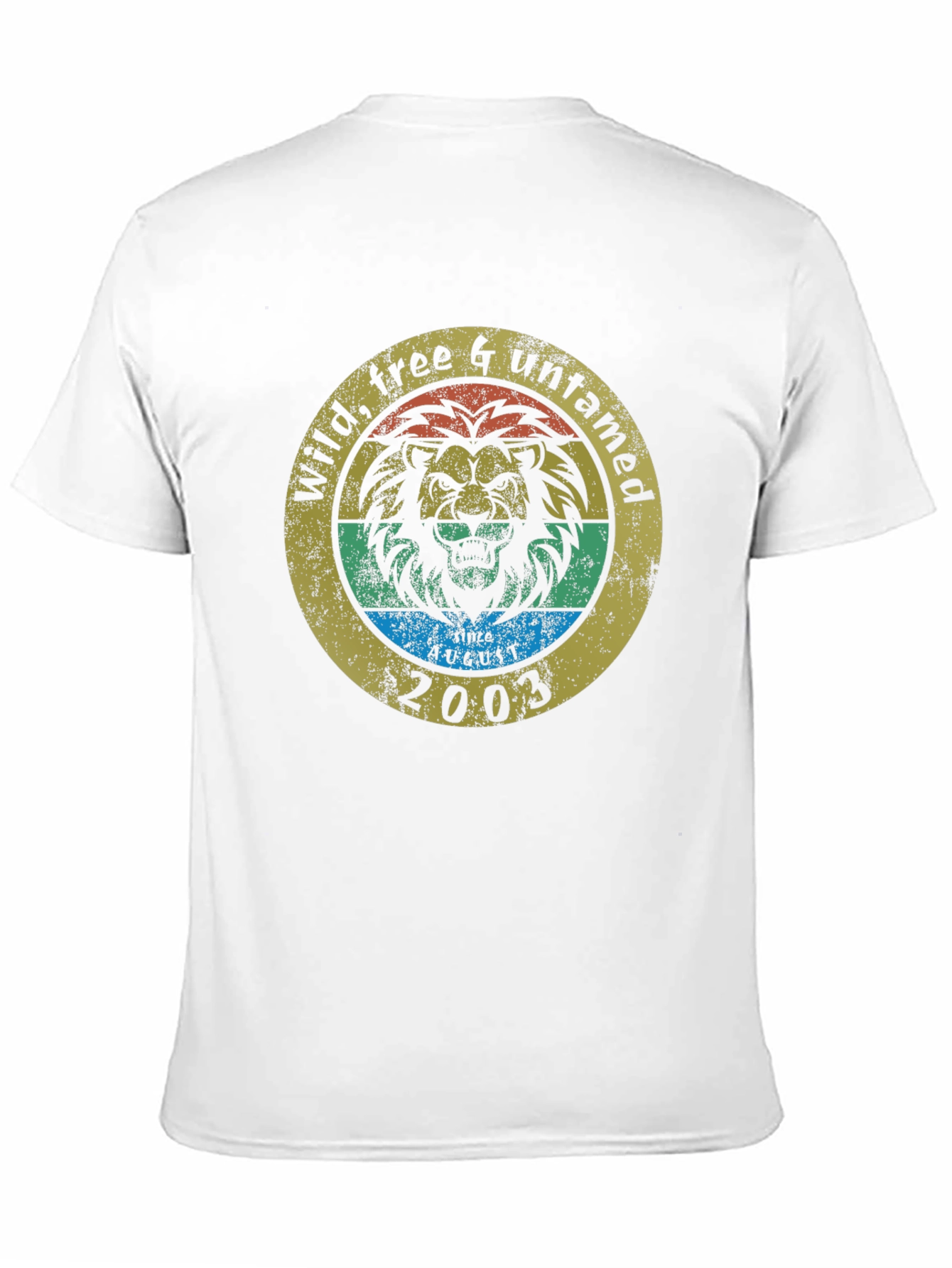 Wild Free & Untamed Lion Graphic T-Shirt