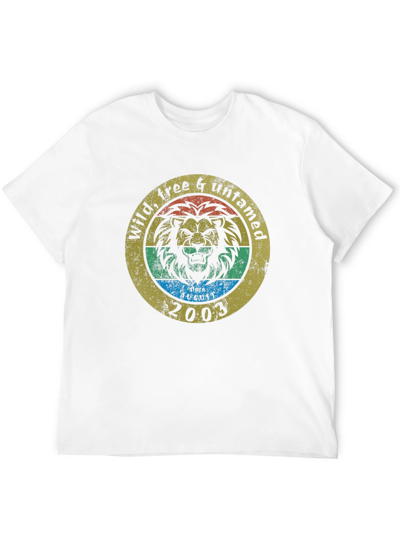 Wild Free & Untamed Lion Graphic T-Shirt