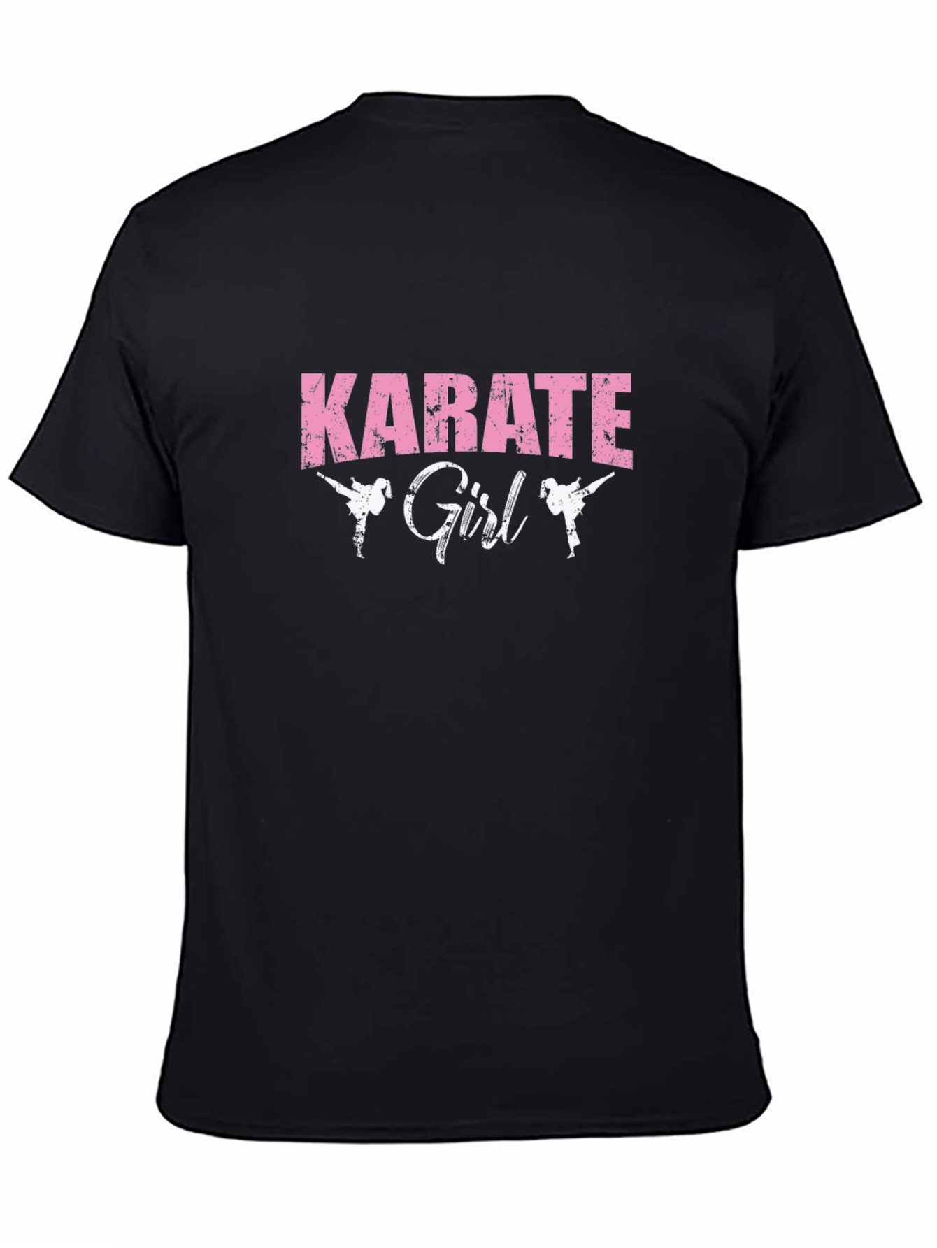 Karate Girl Graphic Tee - Black