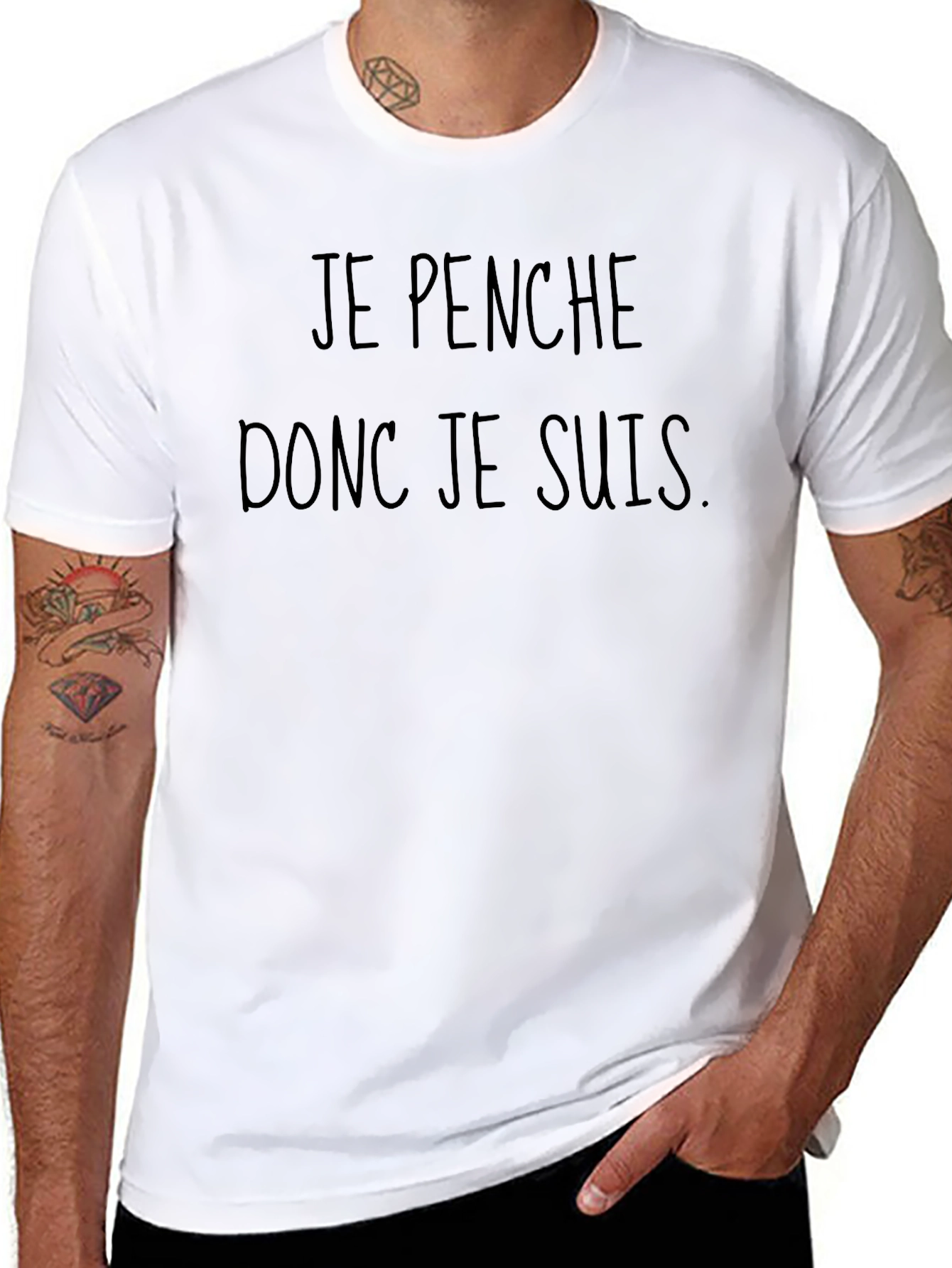 Je Penche Donc Je Suis T-Shirt