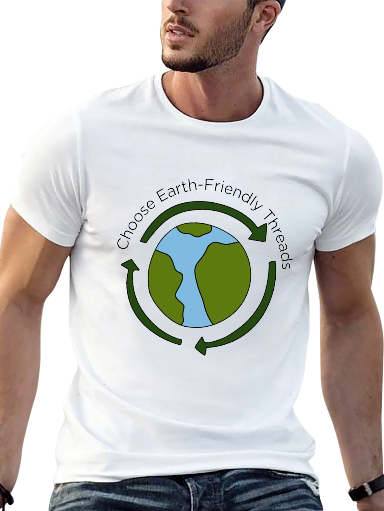 Earth-Friendly Threads Graphic Tee - Eco-Conscious Style