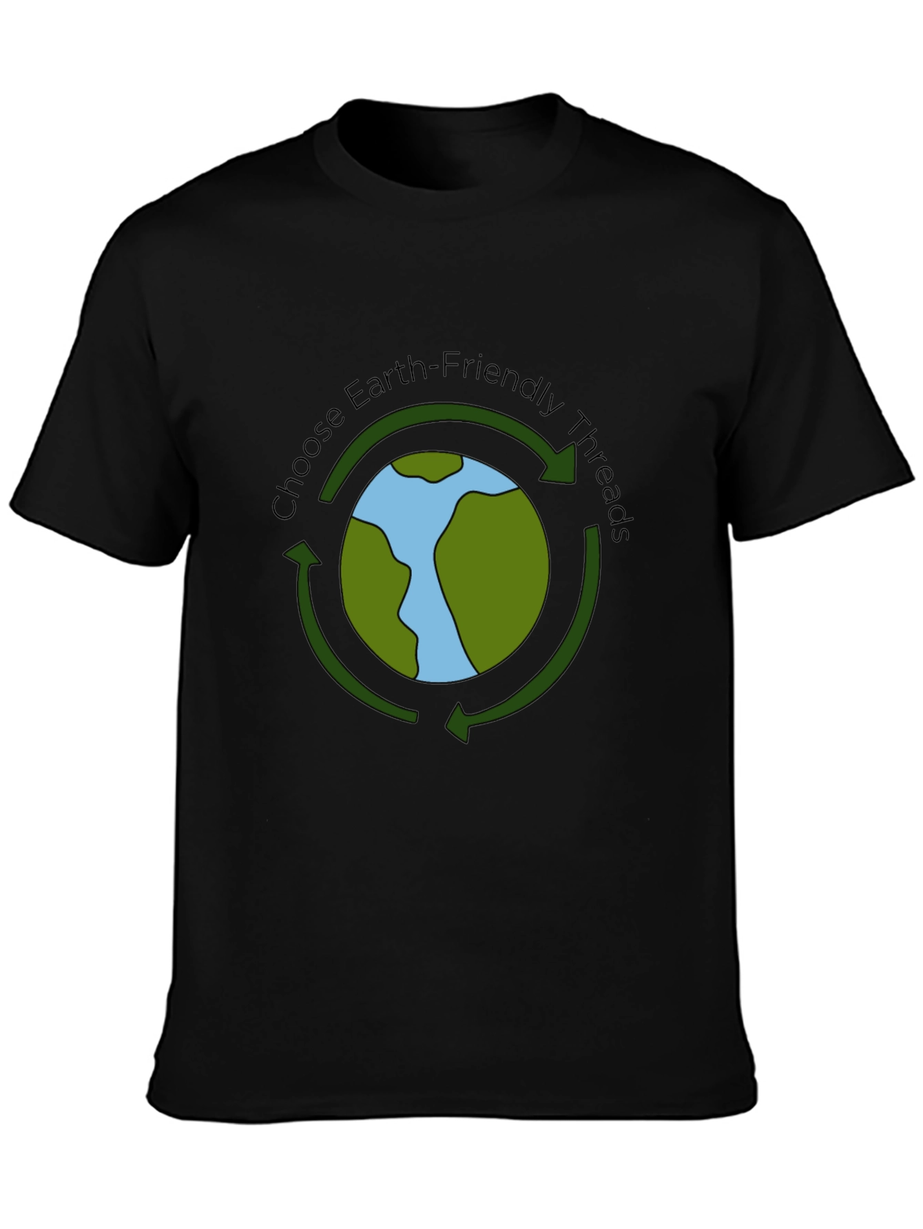 Earth-Friendly Threads Graphic Tee - Eco-Conscious Style