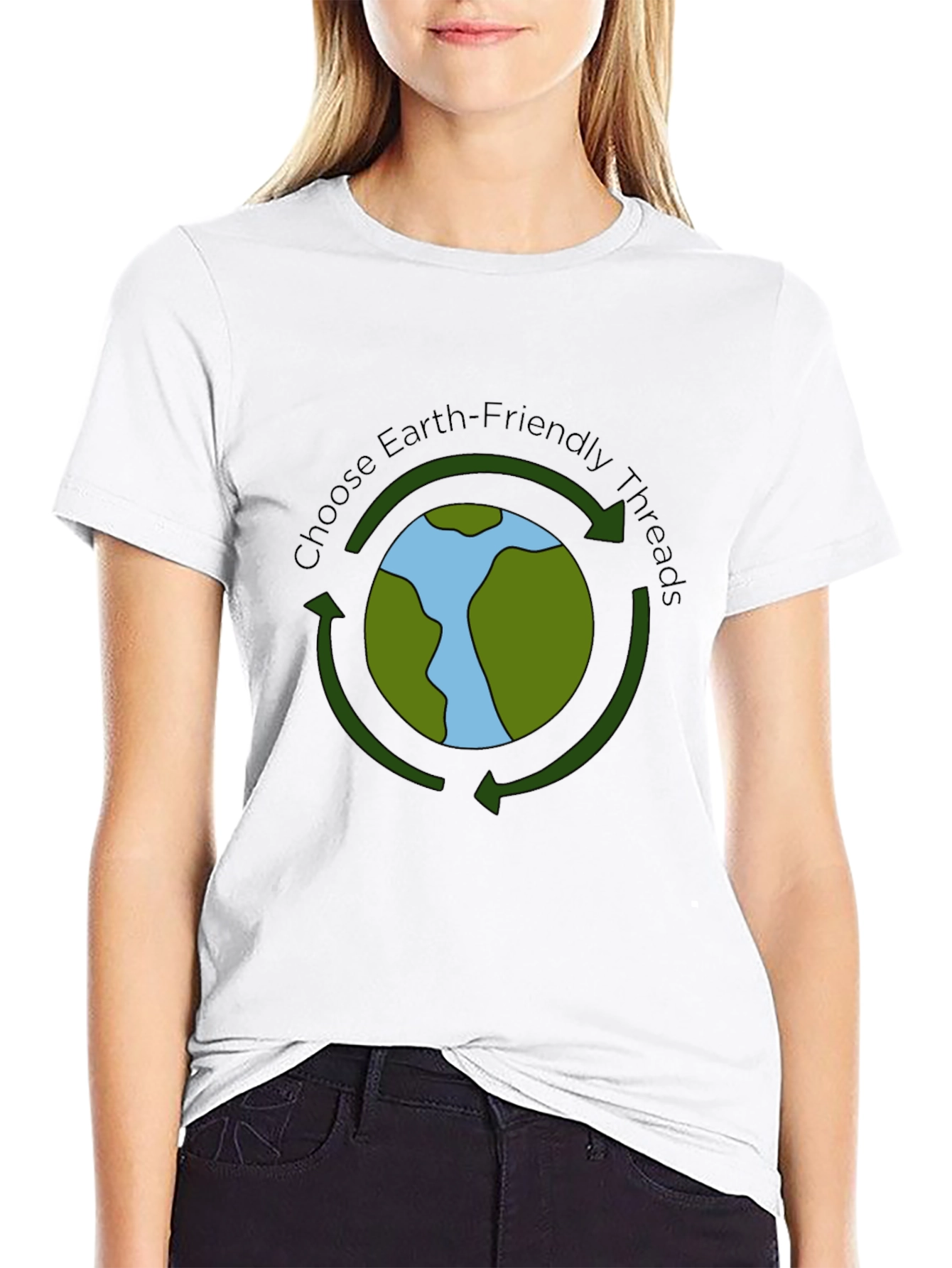 Earth-Friendly Threads Graphic Tee - Eco-Conscious Style