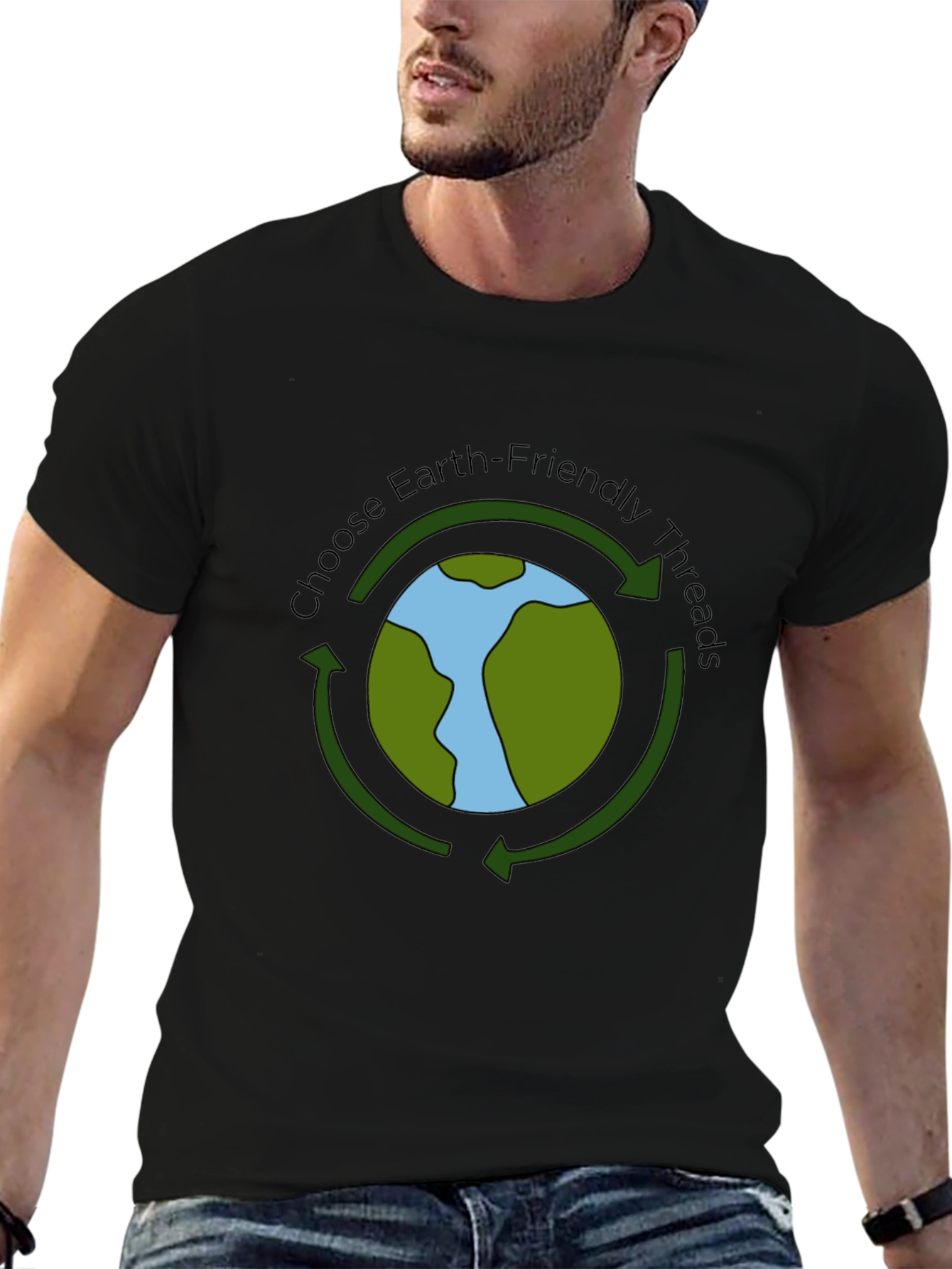 Earth-Friendly Threads Graphic Tee - Eco-Conscious Style